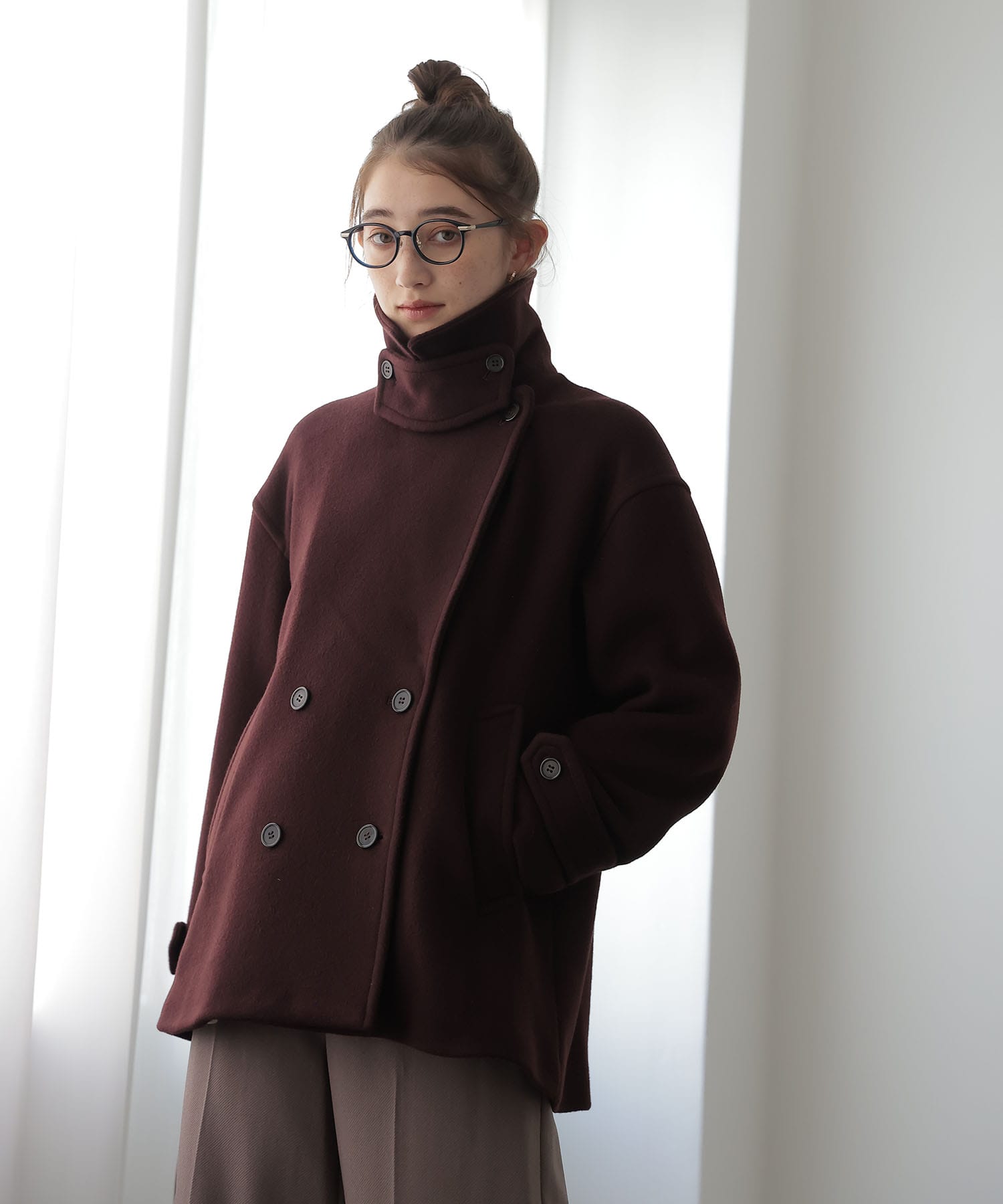 【10月16日予約販売】シャルムビーバーショートコート