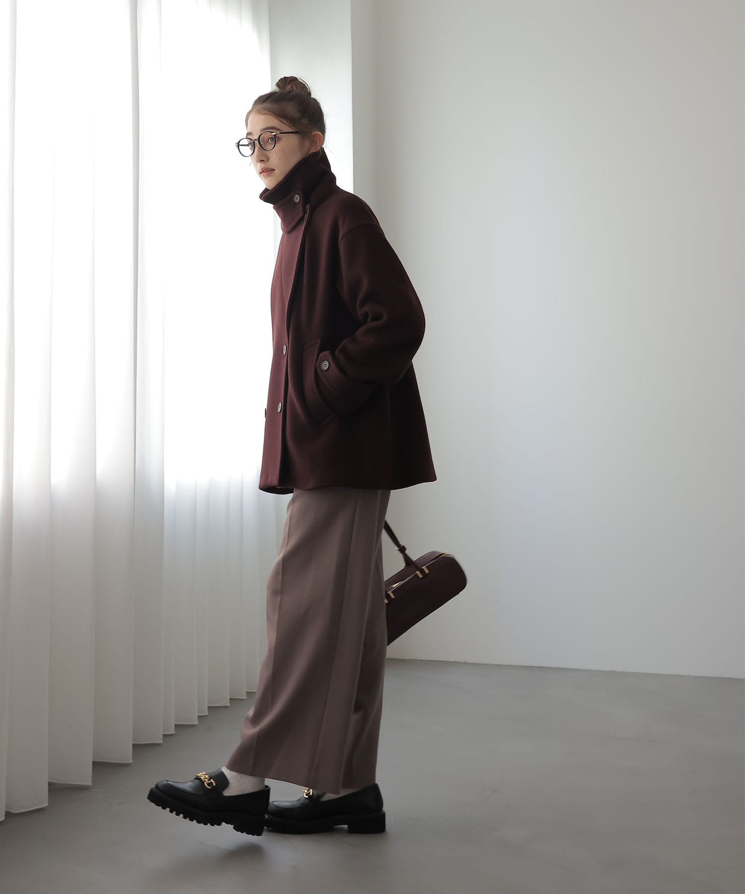 【10月16日予約販売】シャルムビーバーショートコート