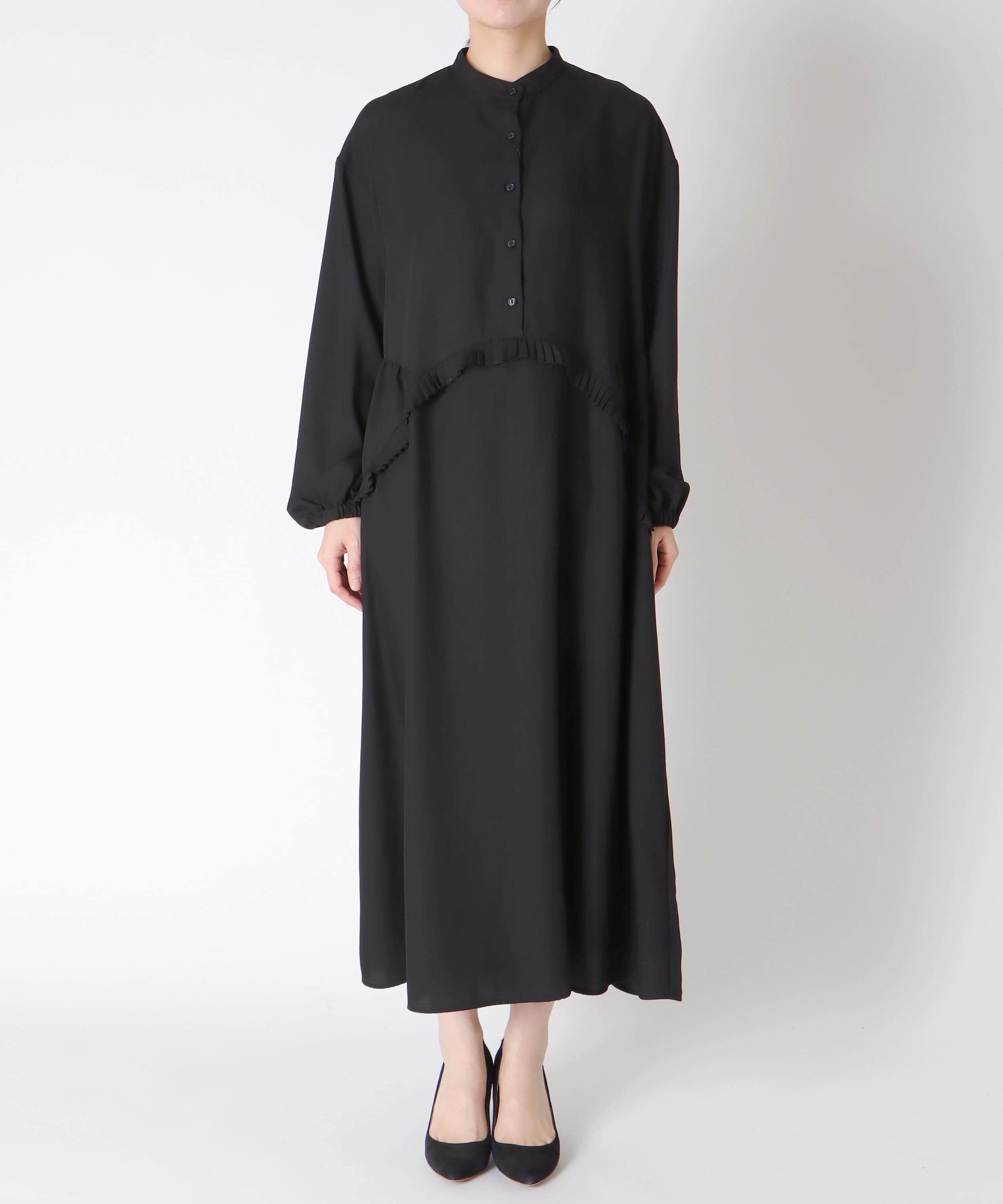 ヘムプリーツワンピース