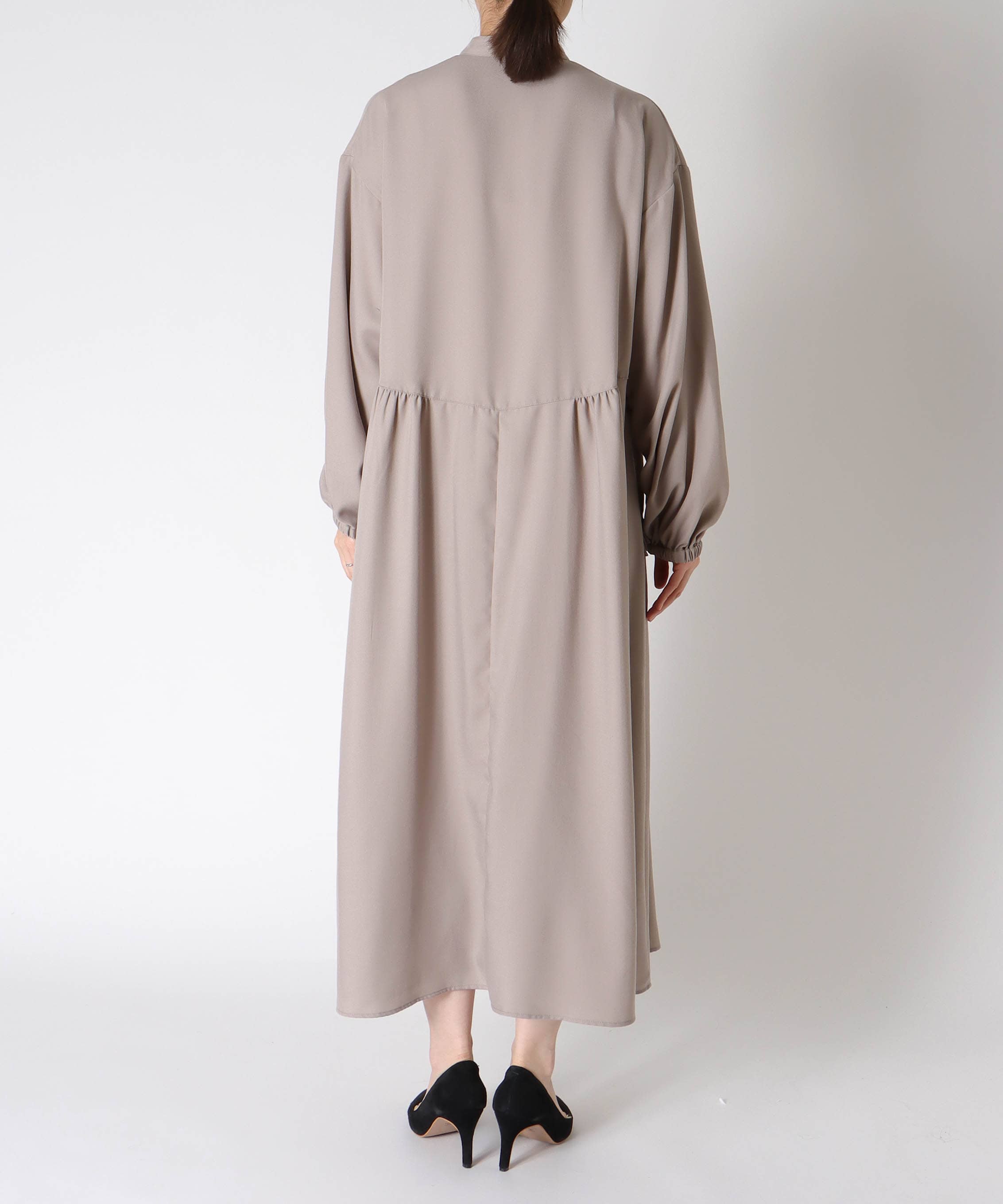 ヘムプリーツワンピース