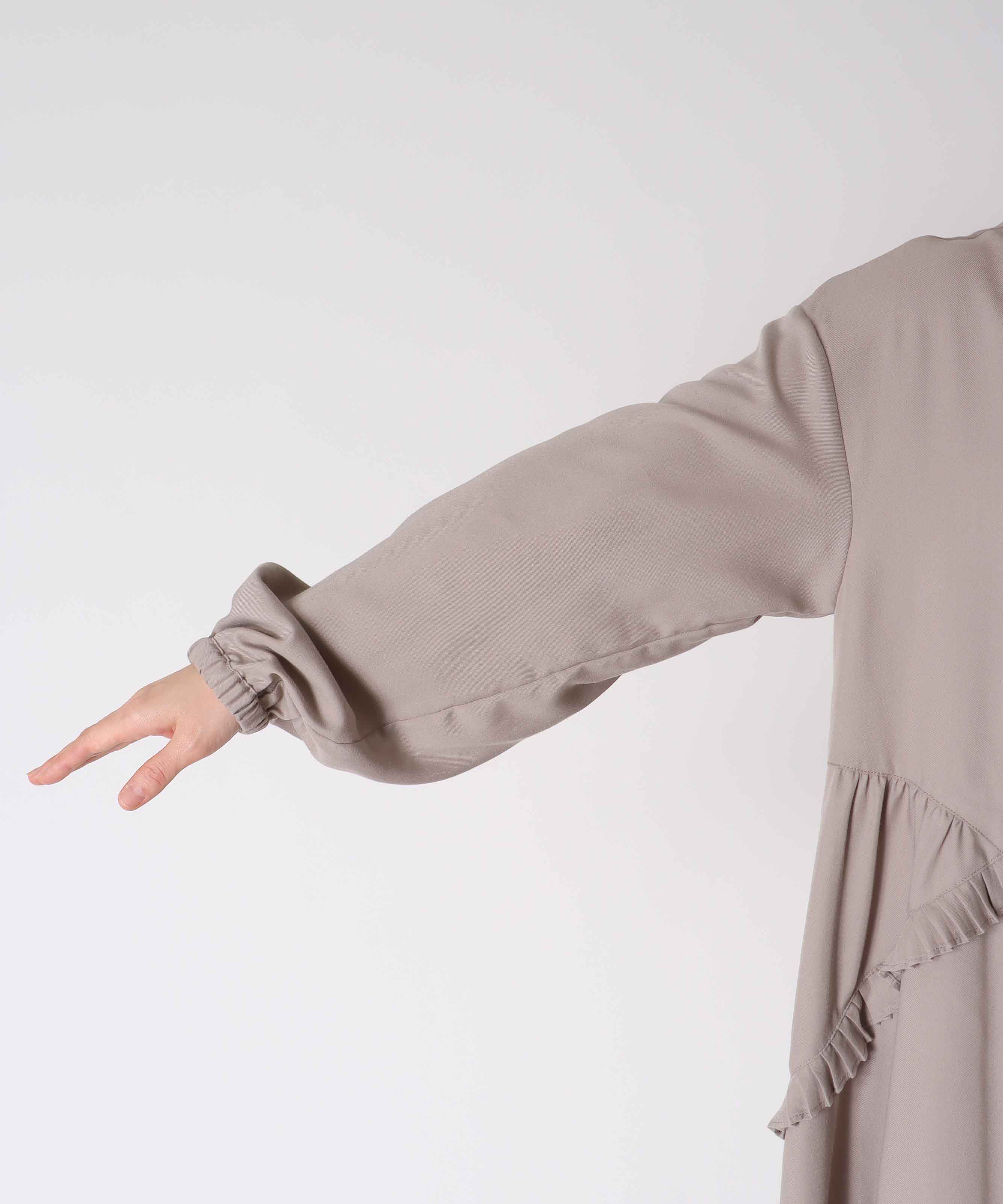 ヘムプリーツワンピース