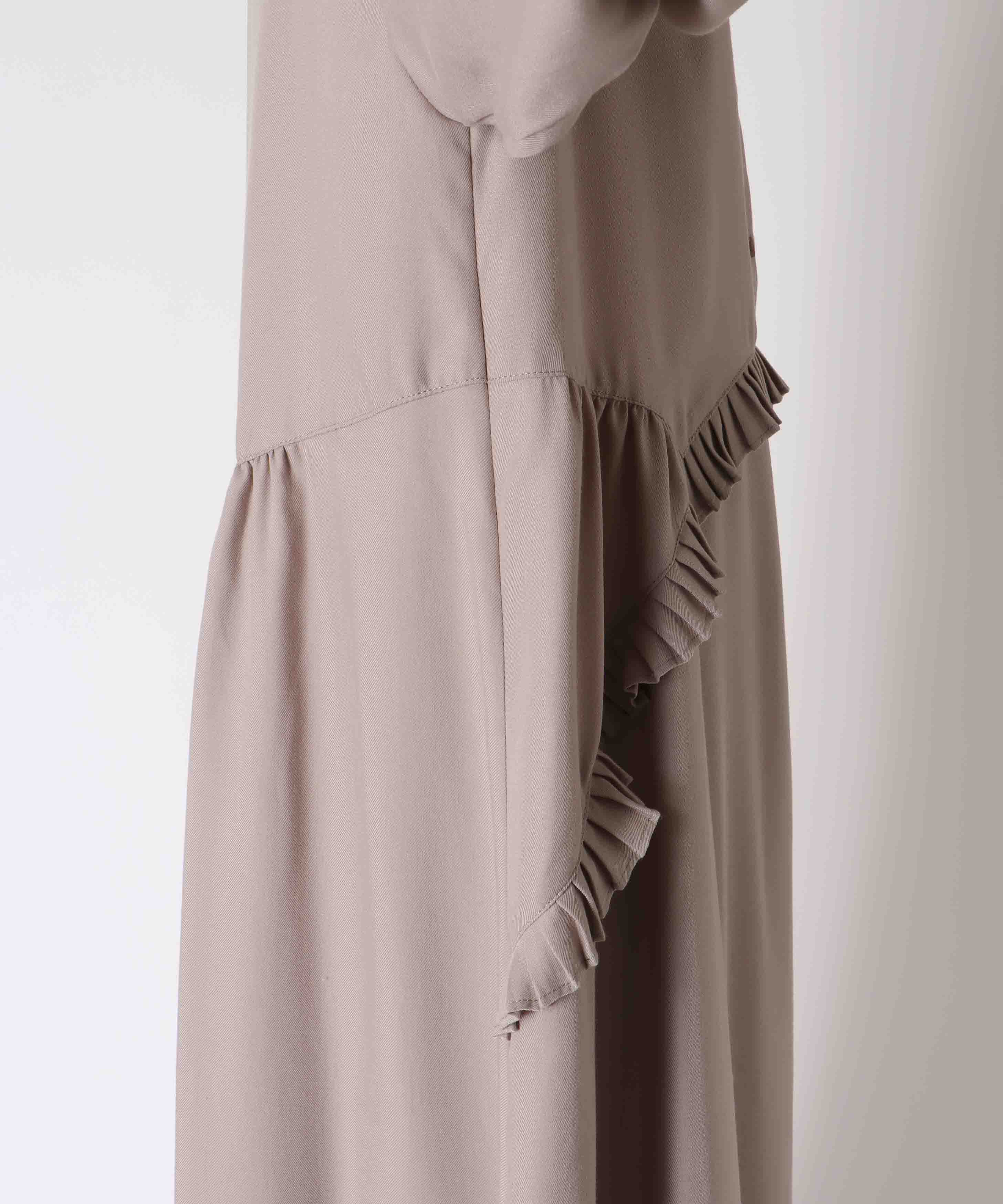 ヘムプリーツワンピース