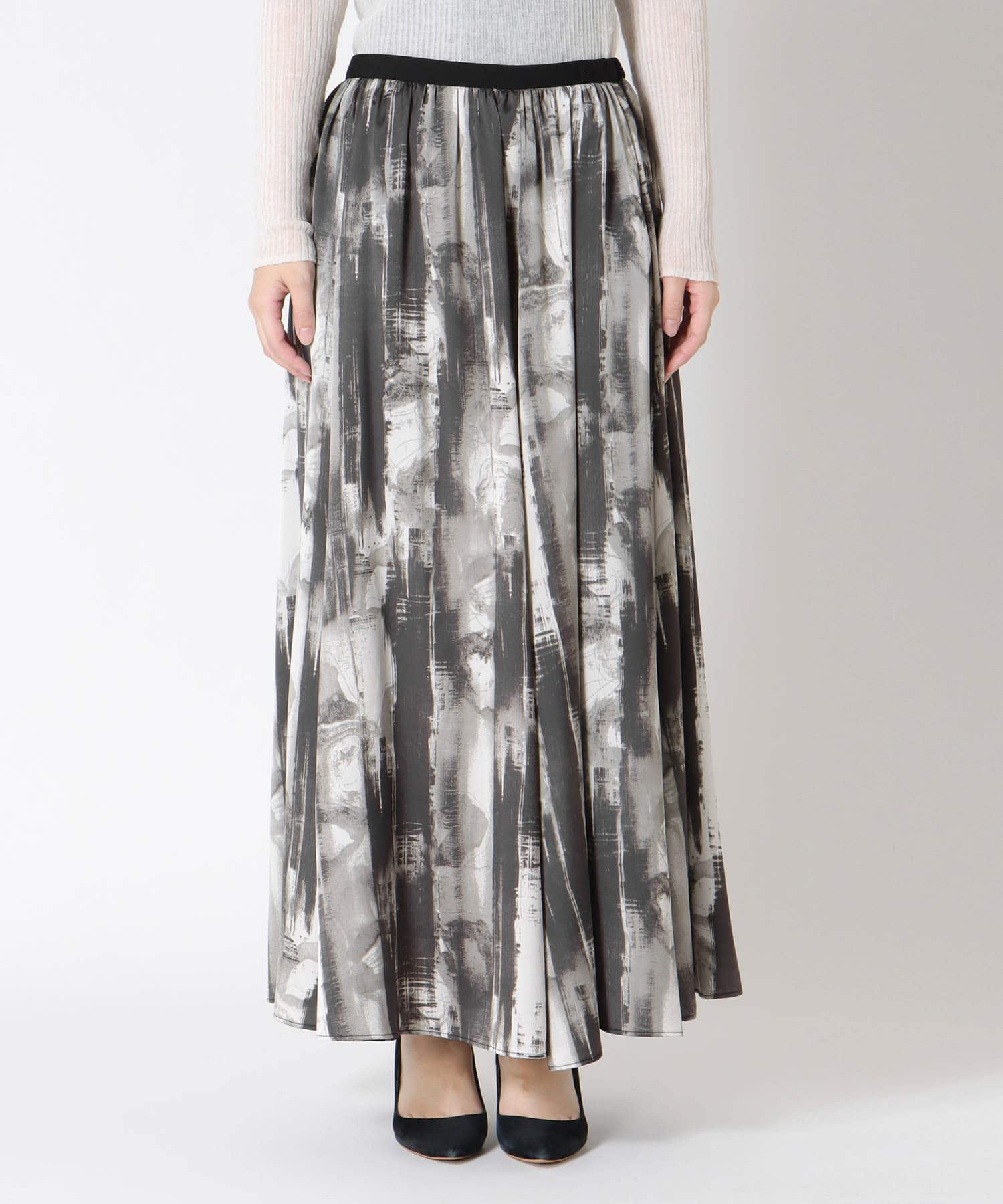 アートプリントAラインスカート