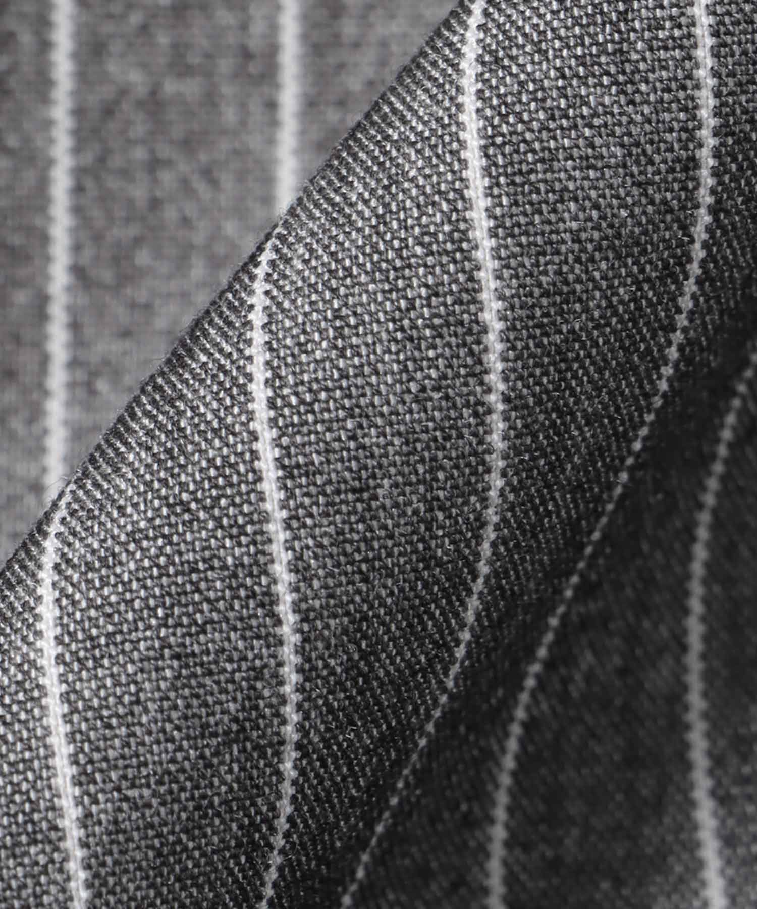 ストライプコクーンワイドパンツ