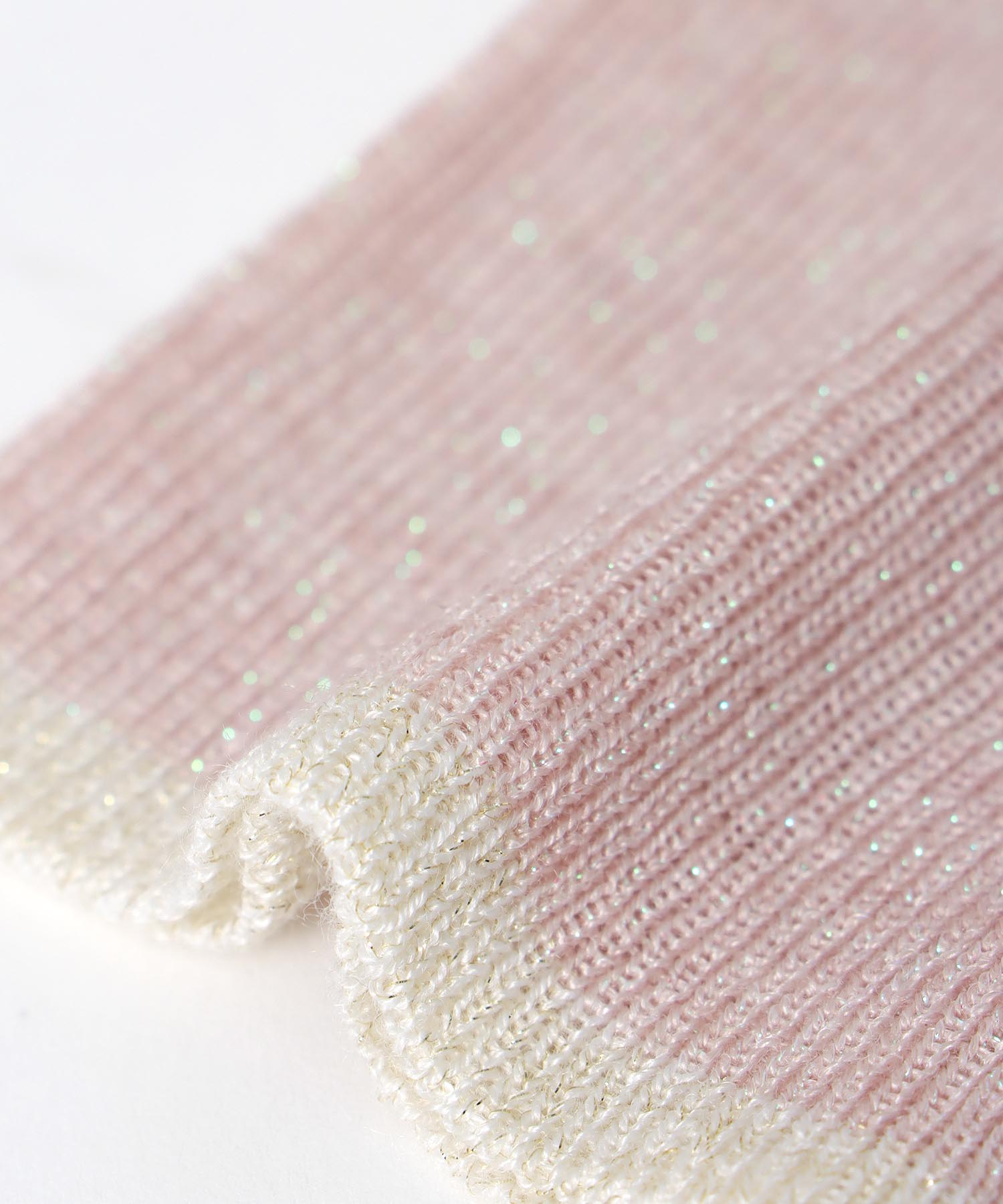 ラメ糸前後2wayドルマンニット