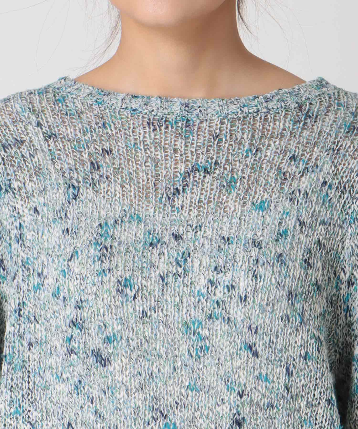 フラミンゴ×和紙パフスリーブブルオーバー