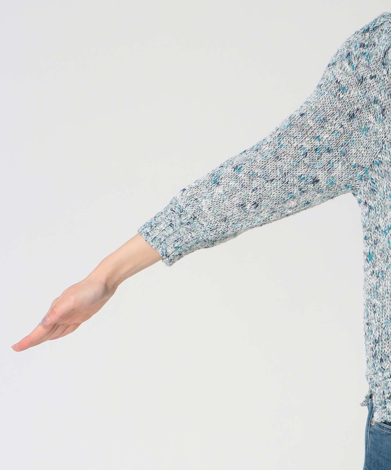 フラミンゴ×和紙パフスリーブブルオーバー