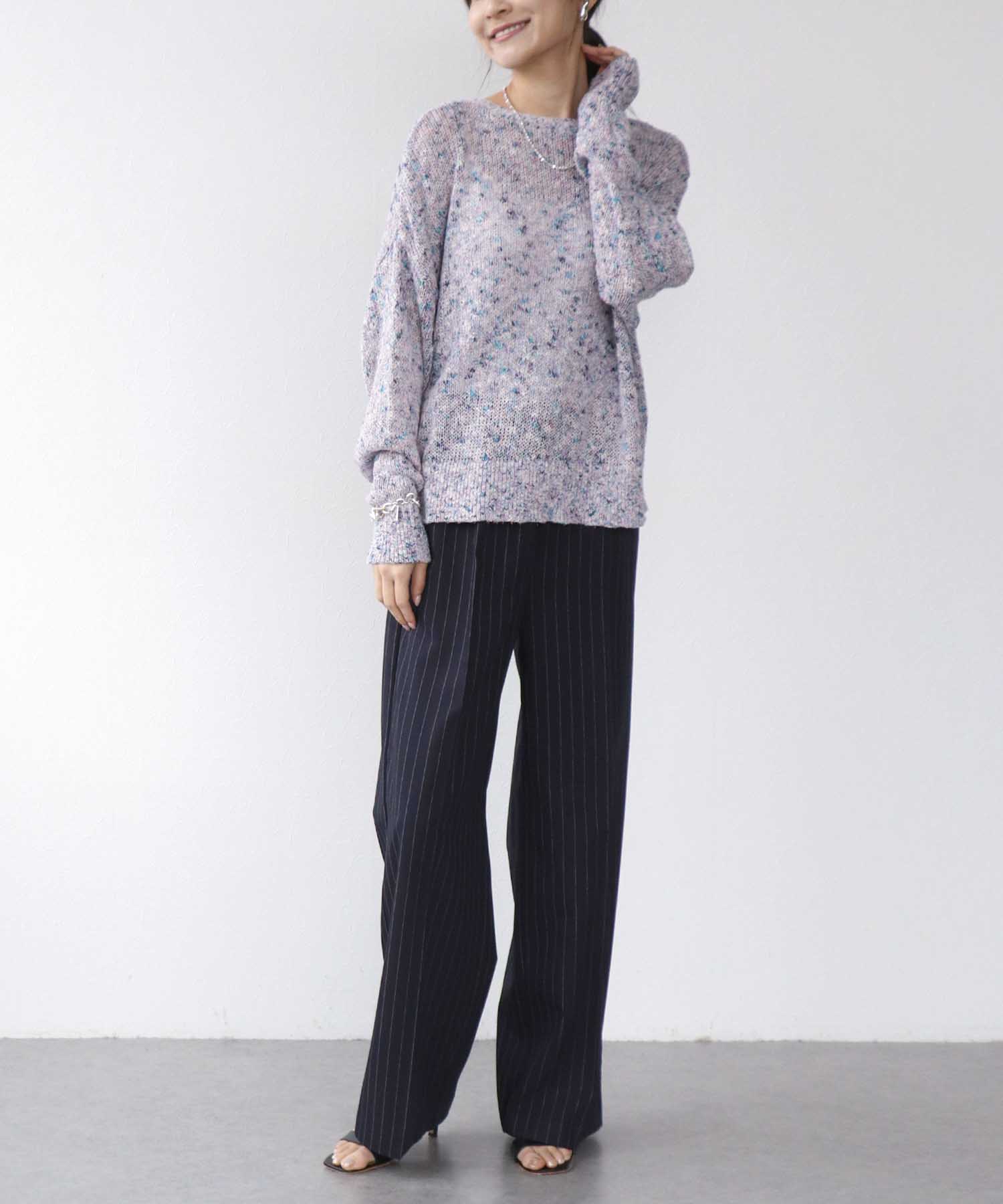 フラミンゴ×和紙2WAYカーディガン