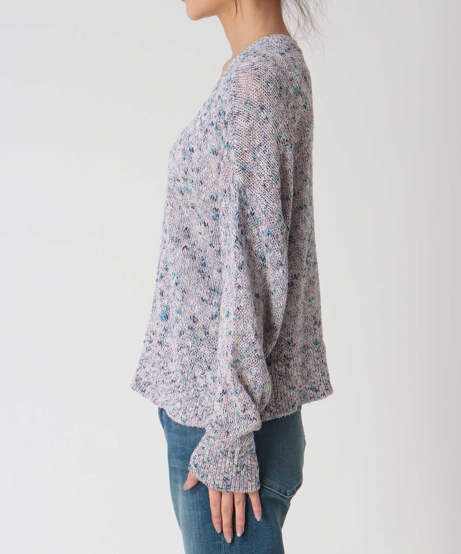 フラミンゴ×和紙2WAYカーディガン