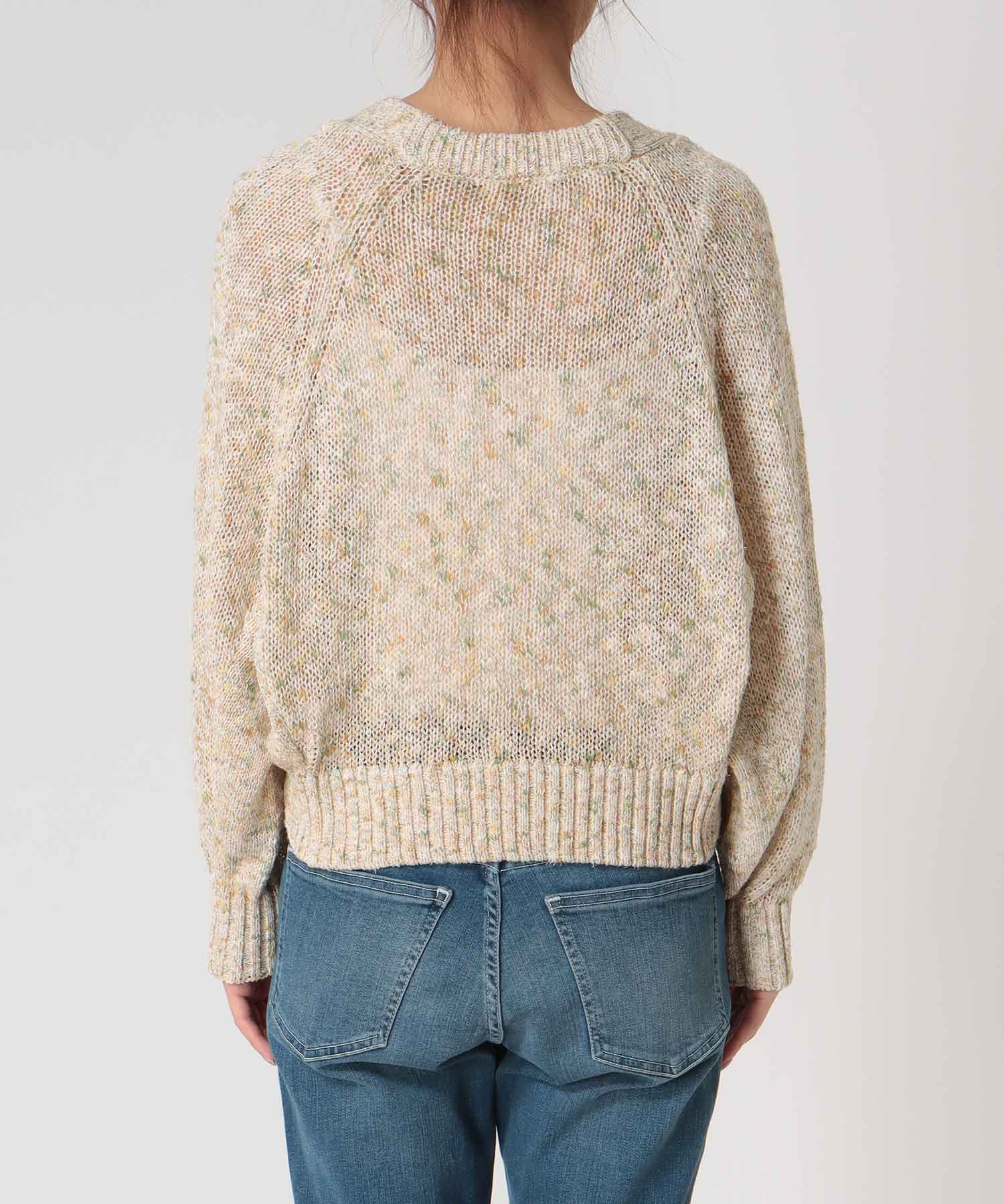 フラミンゴ×和紙ドルマンカーディガン