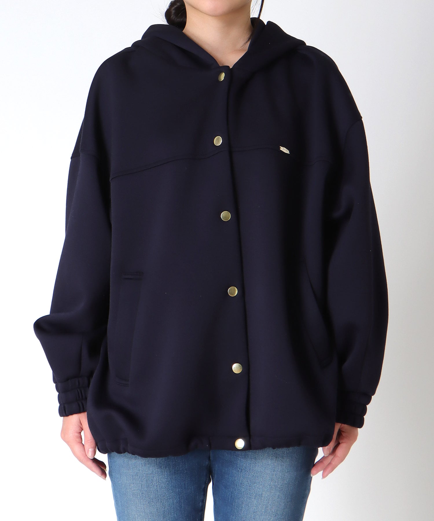 カルゼダンボールフードブルゾン