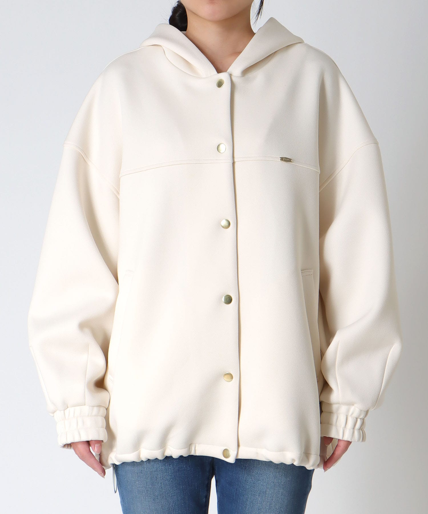 カルゼダンボールフードブルゾン