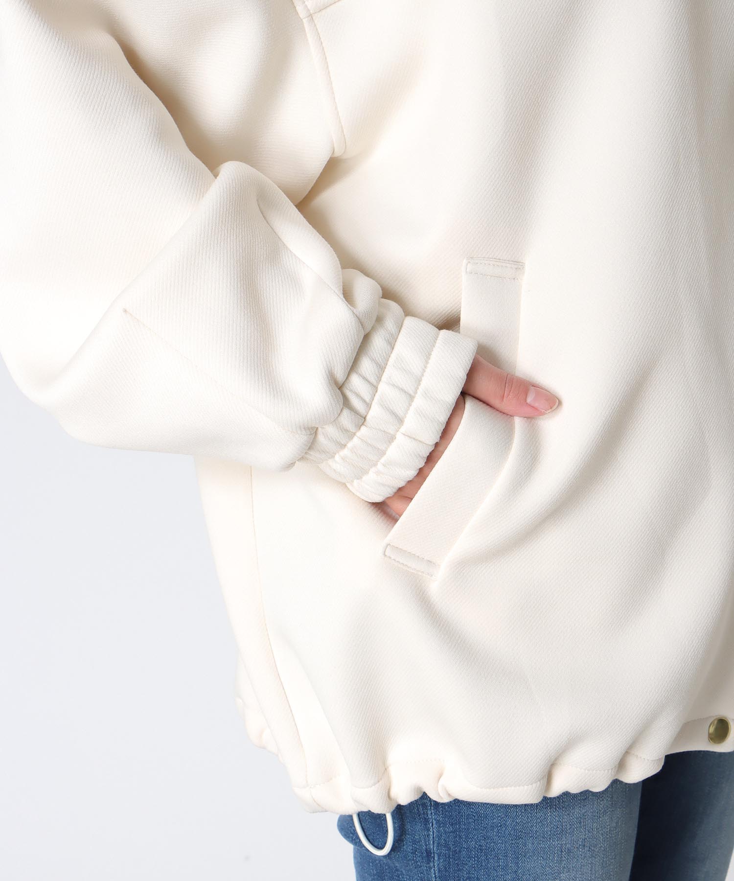 カルゼダンボールフードブルゾン