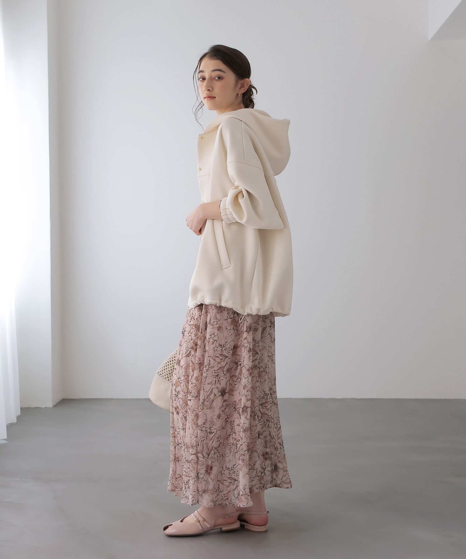 カルゼダンボールフードブルゾン