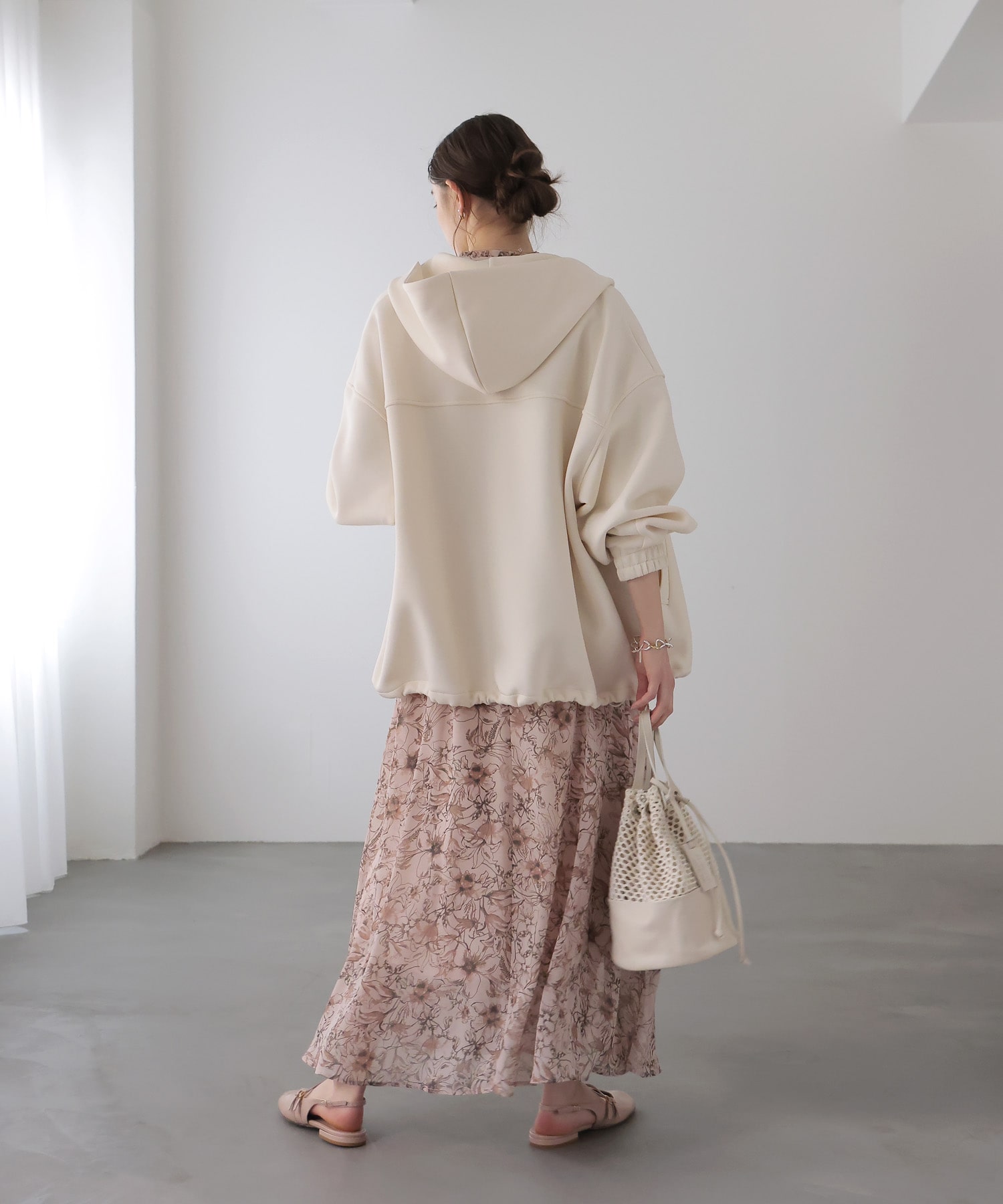 カルゼダンボールフードブルゾン