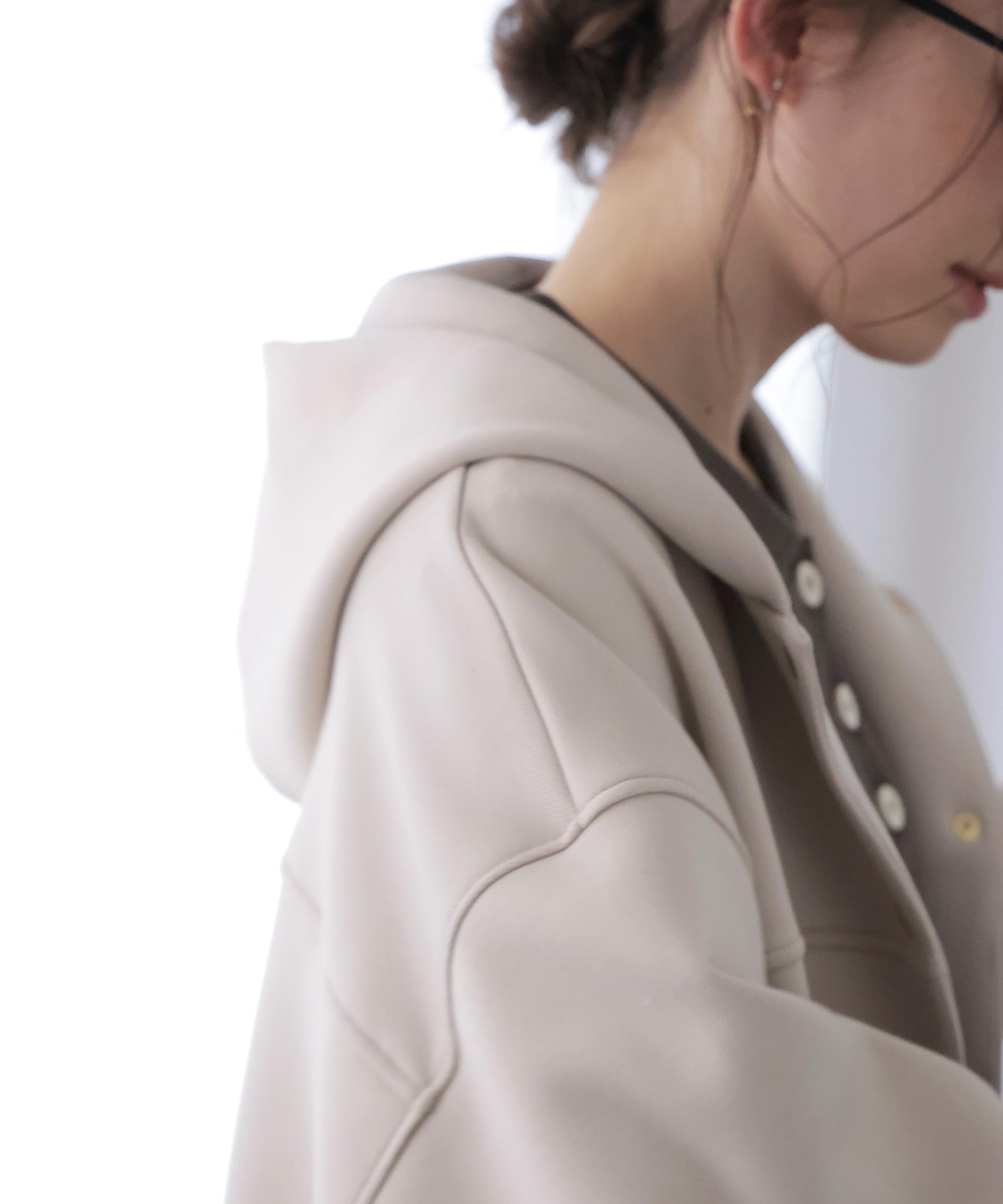 カルゼダンボールフードブルゾン