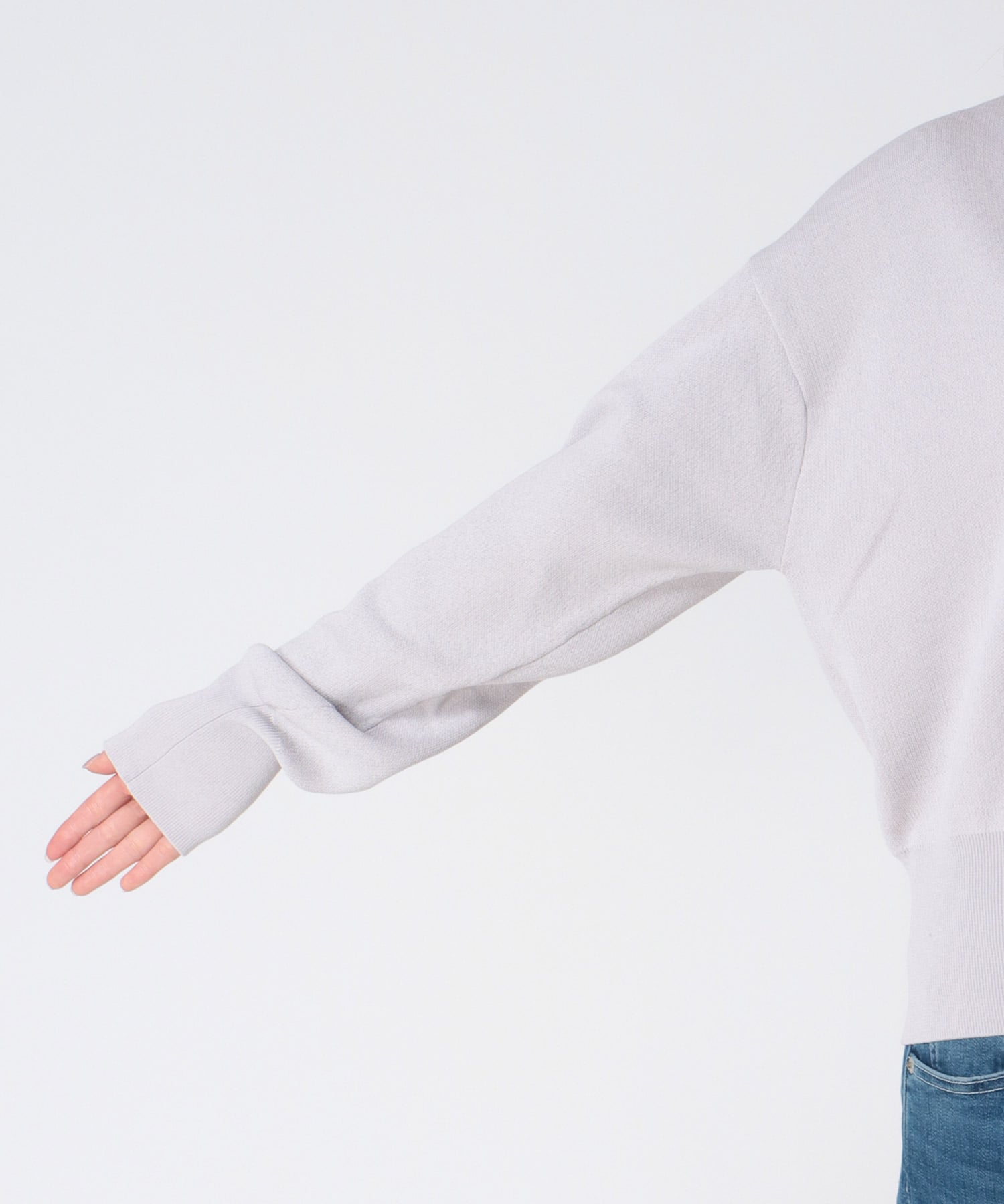 キーネックリラックスカーディガン