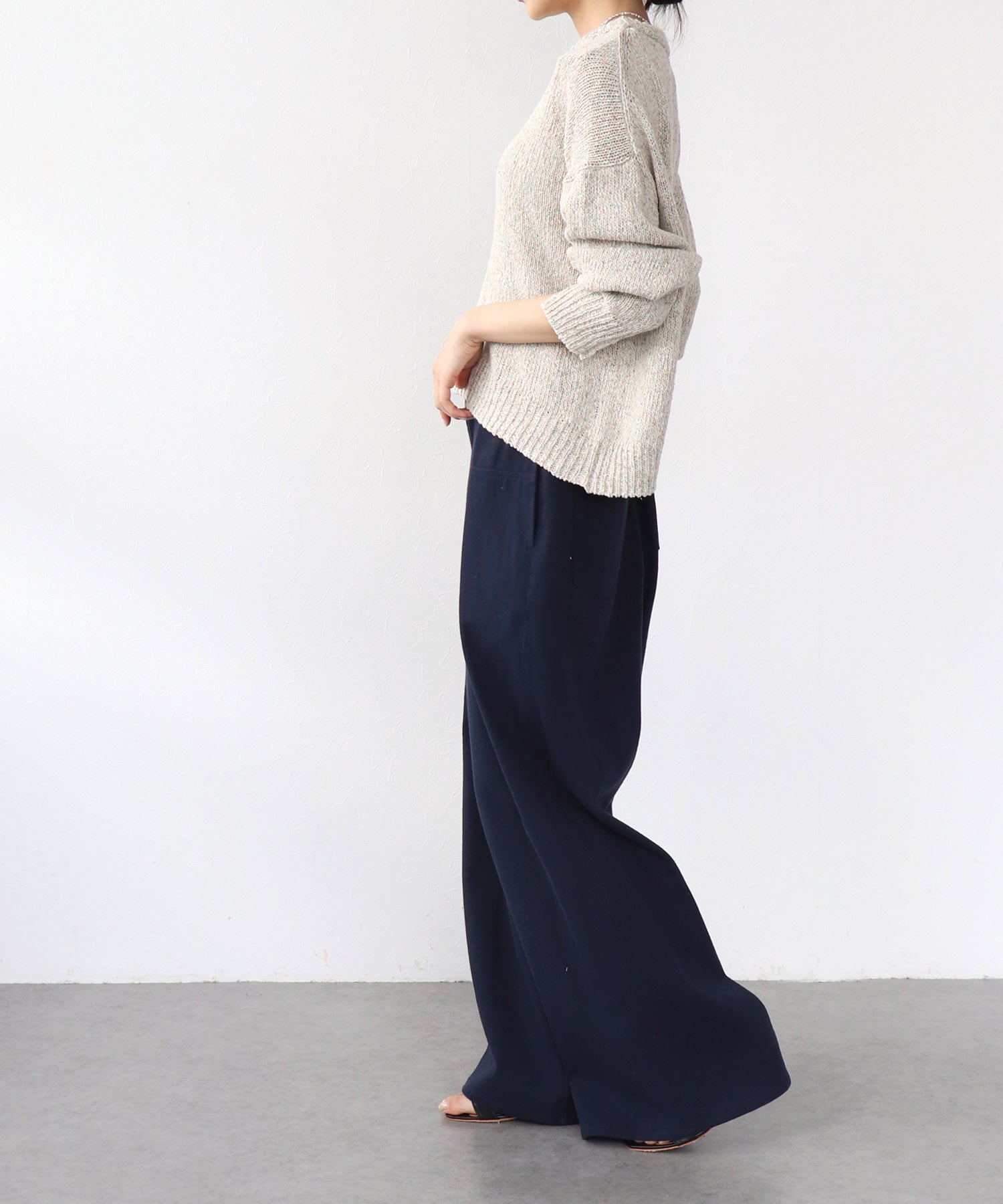 カラーネップローゲージプルオーバー