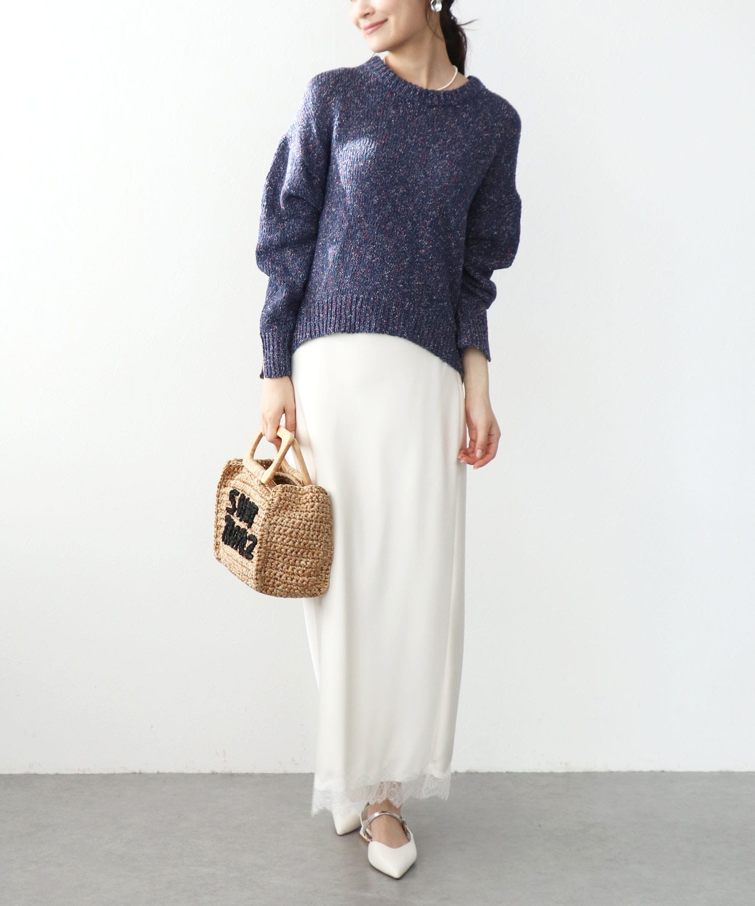 カラーネップローゲージプルオーバー