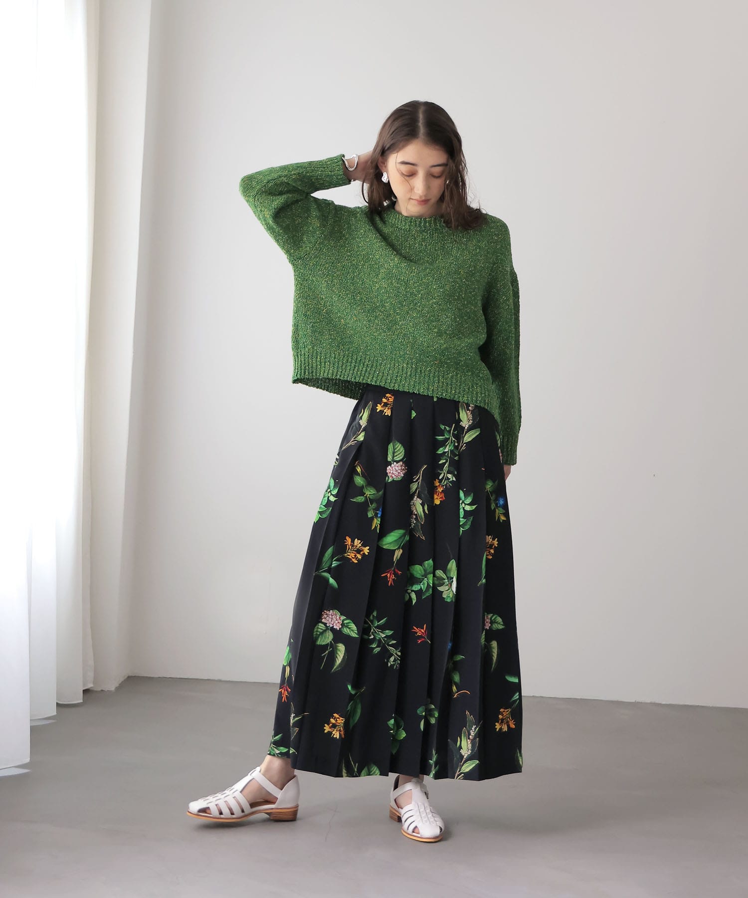 カラーネップローゲージプルオーバー