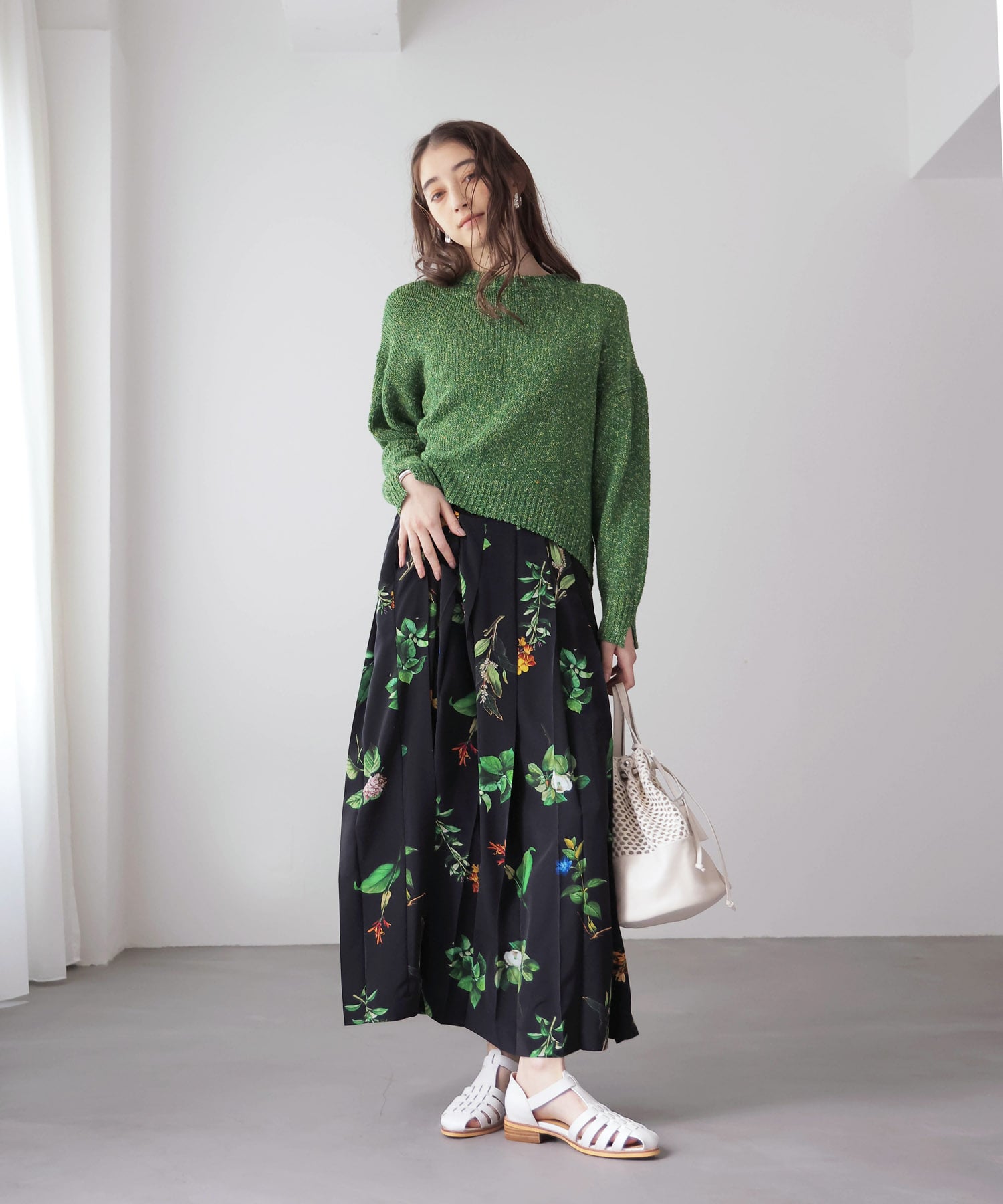 カラーネップローゲージプルオーバー