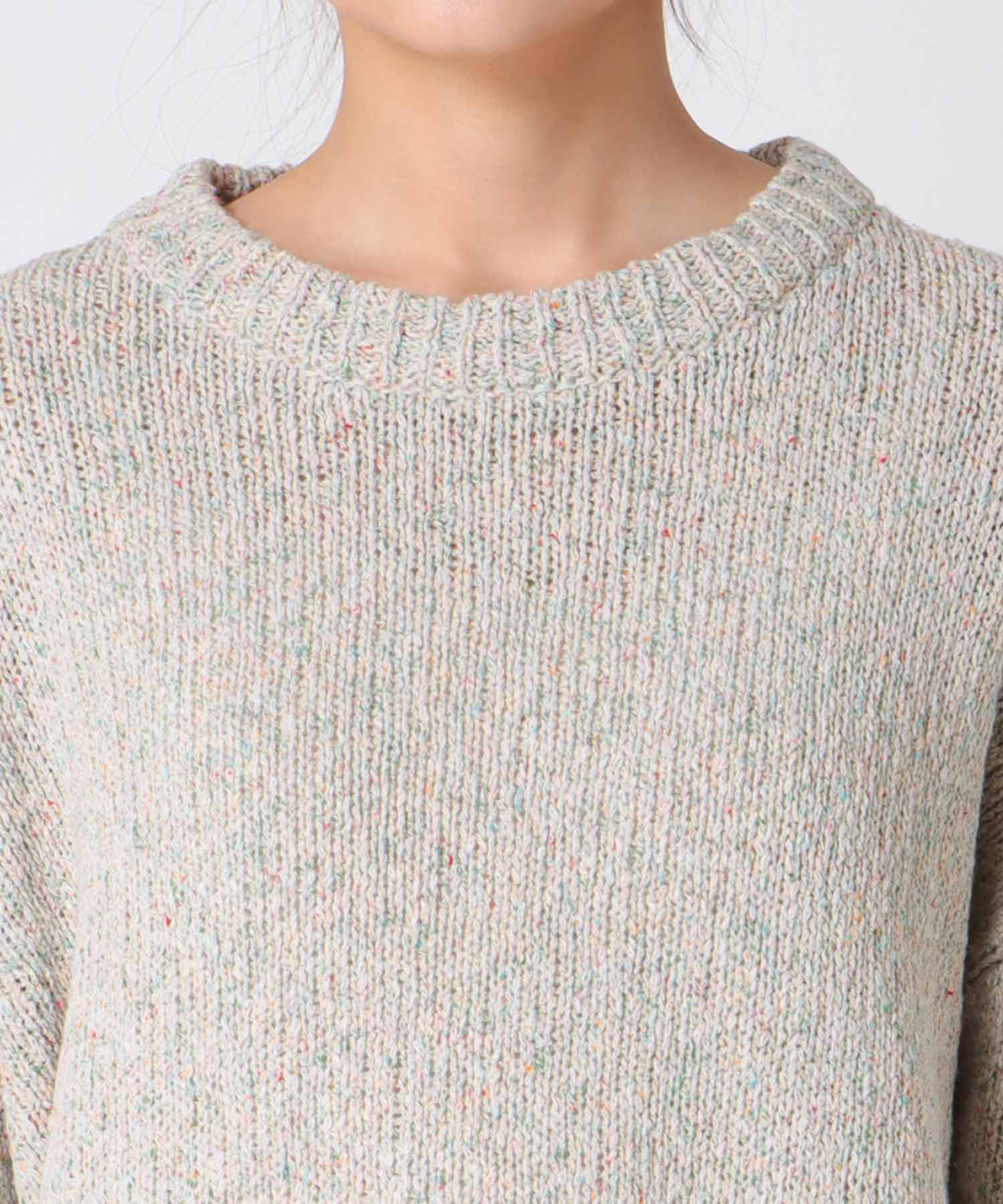 カラーネップローゲージプルオーバー