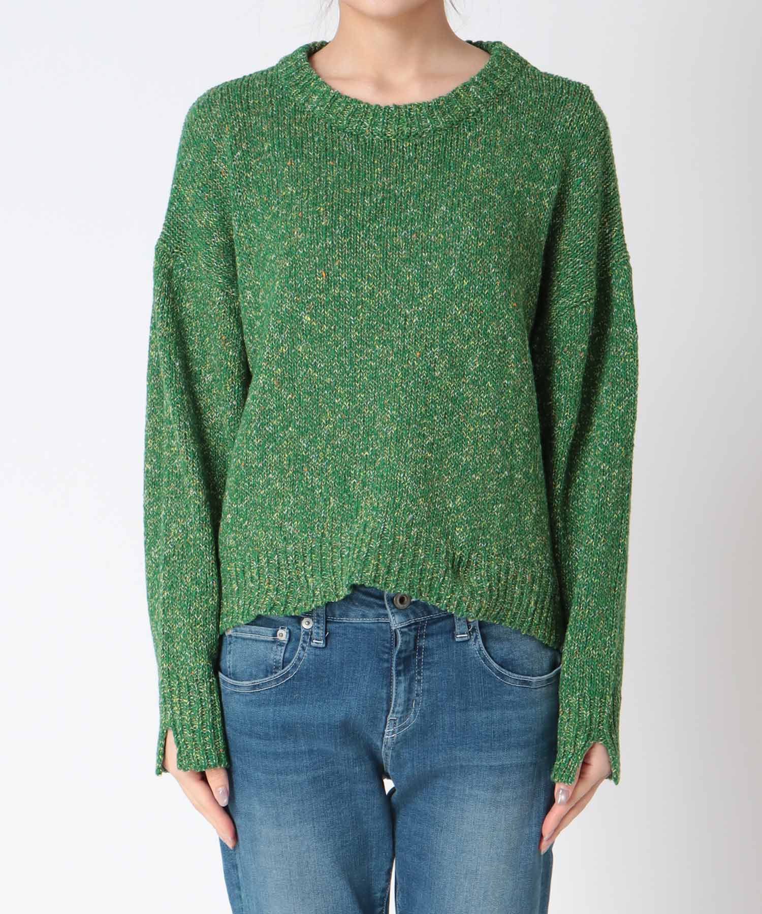 カラーネップローゲージプルオーバー