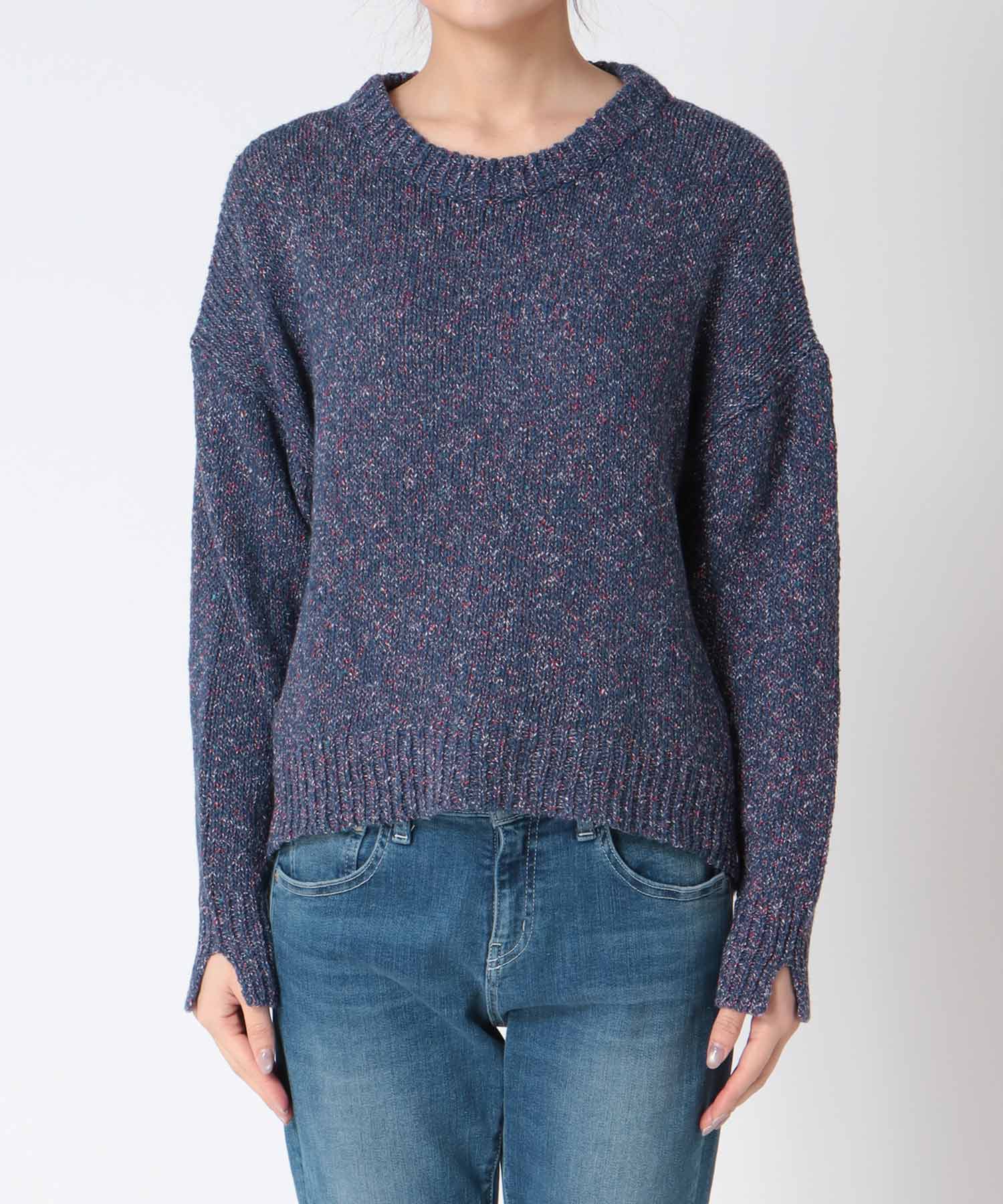 カラーネップローゲージプルオーバー