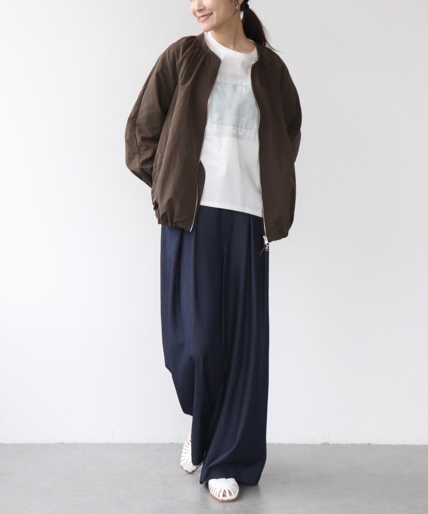 シャカナイロンブルゾン