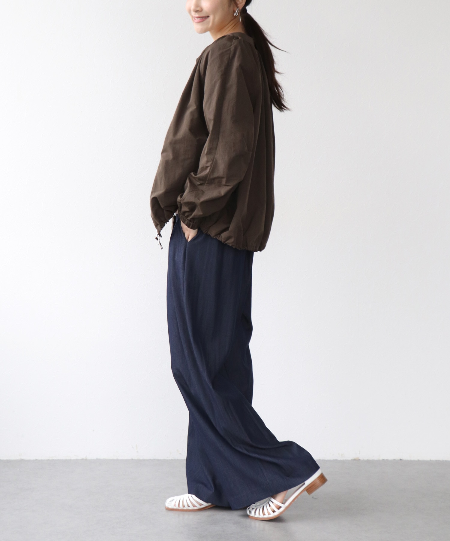 シャカナイロンブルゾン