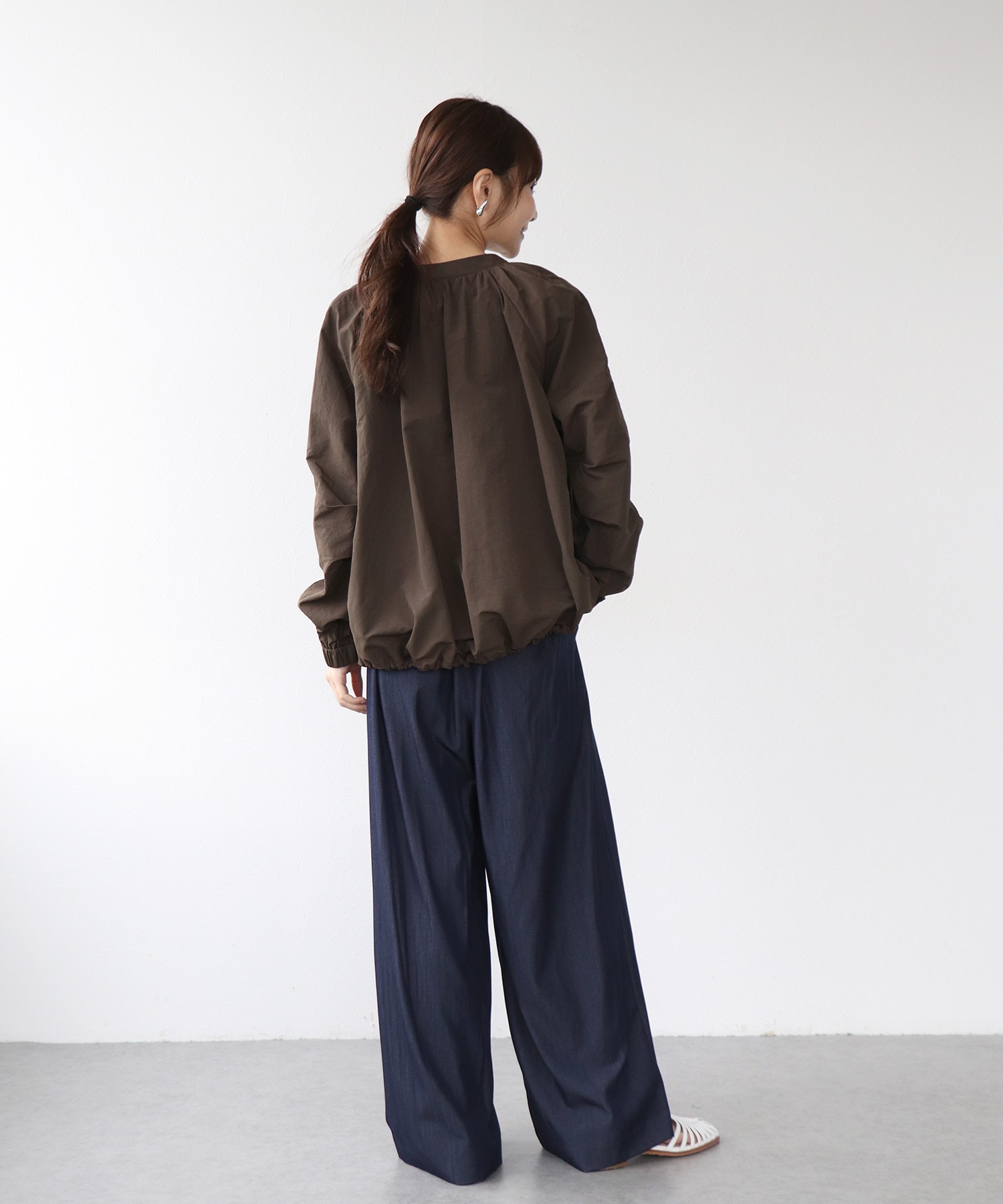 シャカナイロンブルゾン