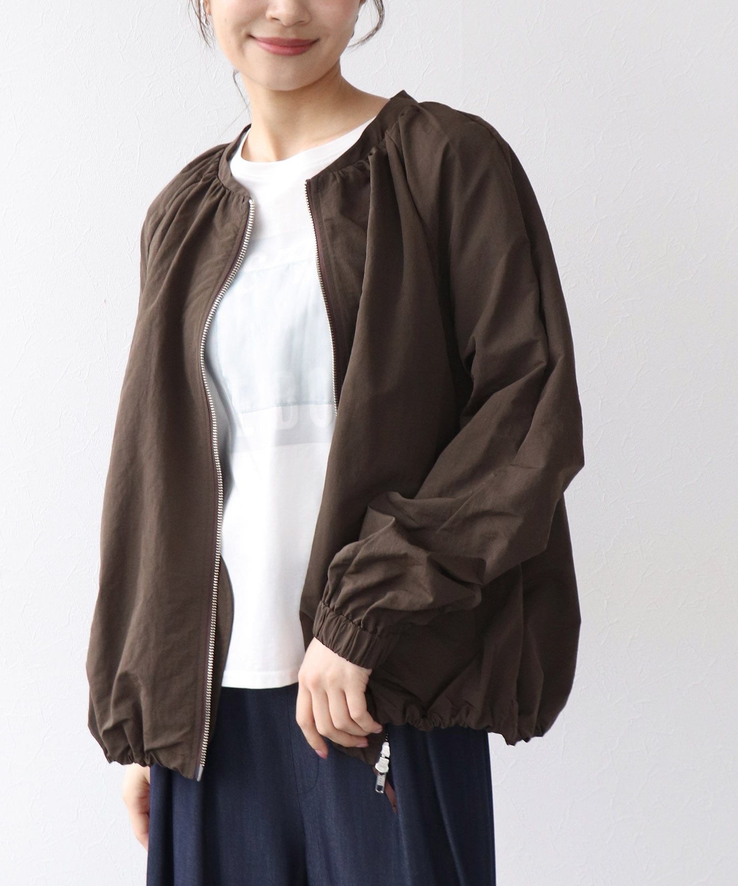 シャカナイロンブルゾン