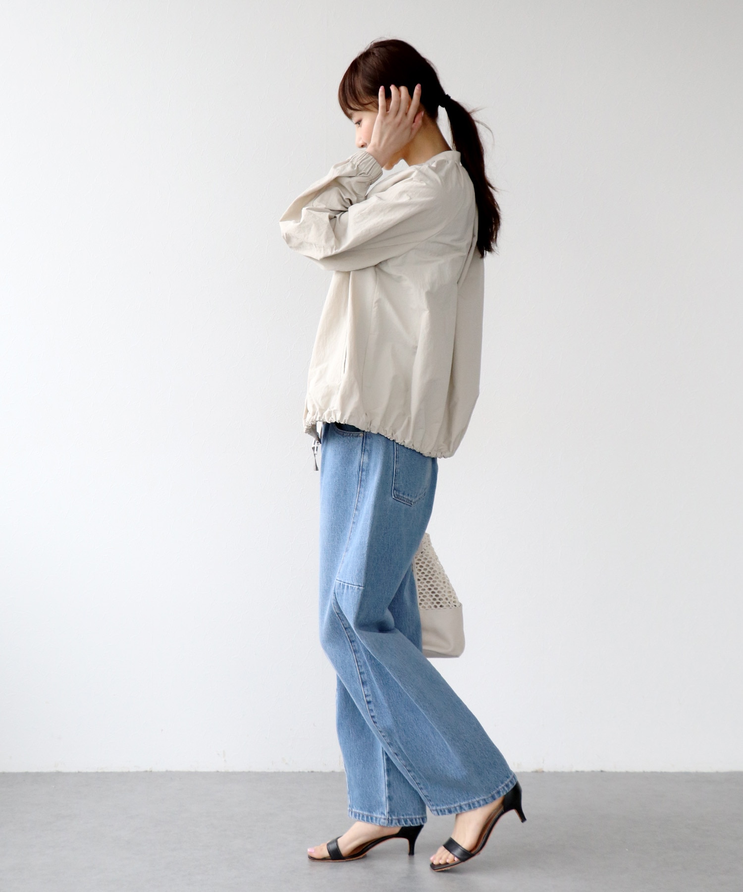 シャカナイロンブルゾン