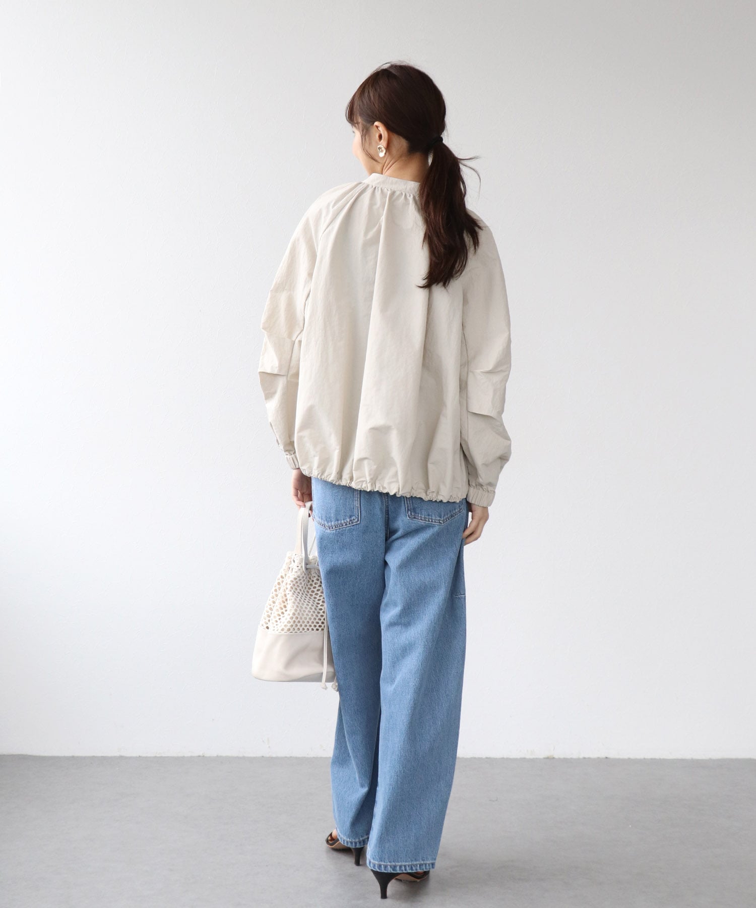 シャカナイロンブルゾン