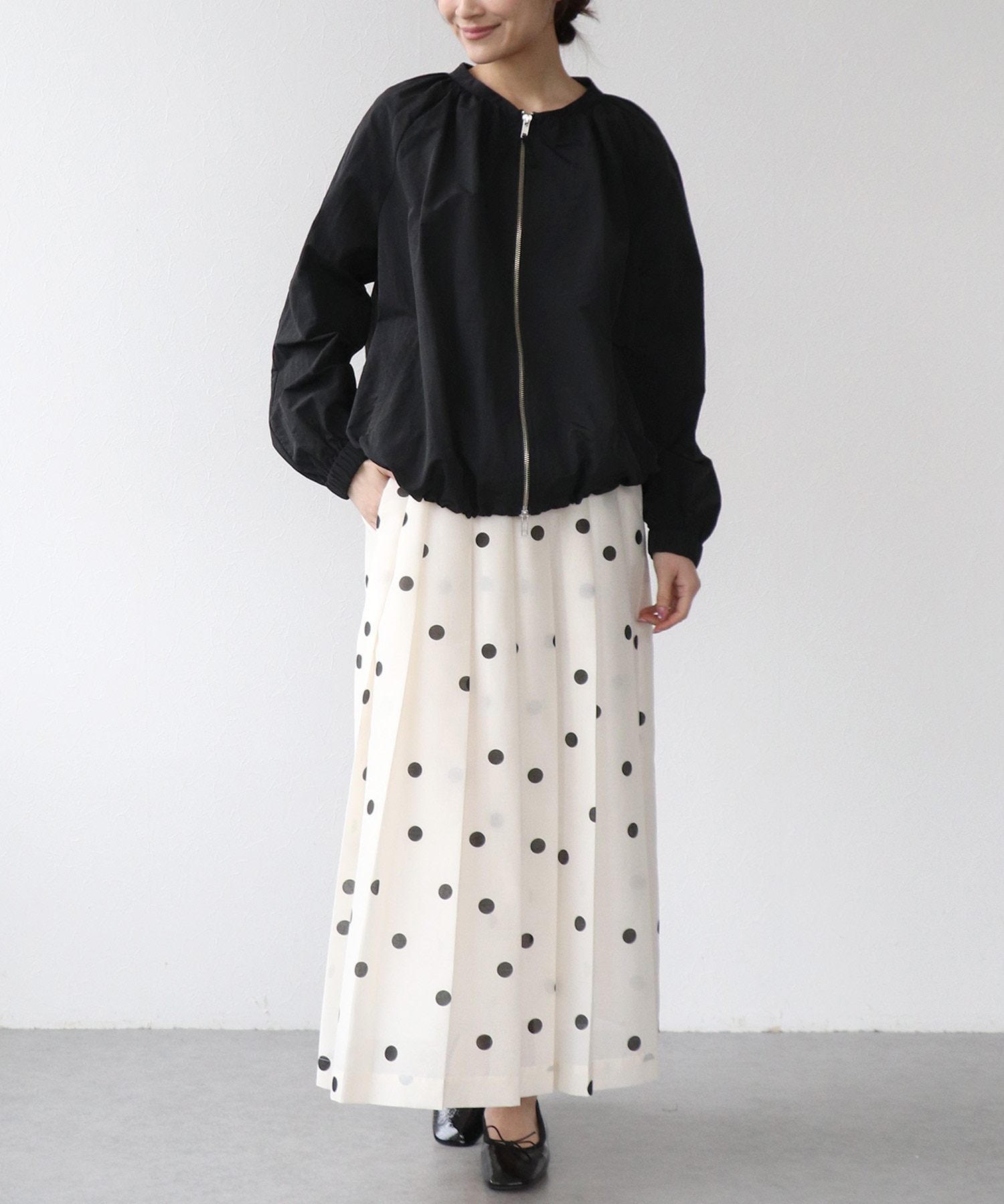 シャカナイロンブルゾン