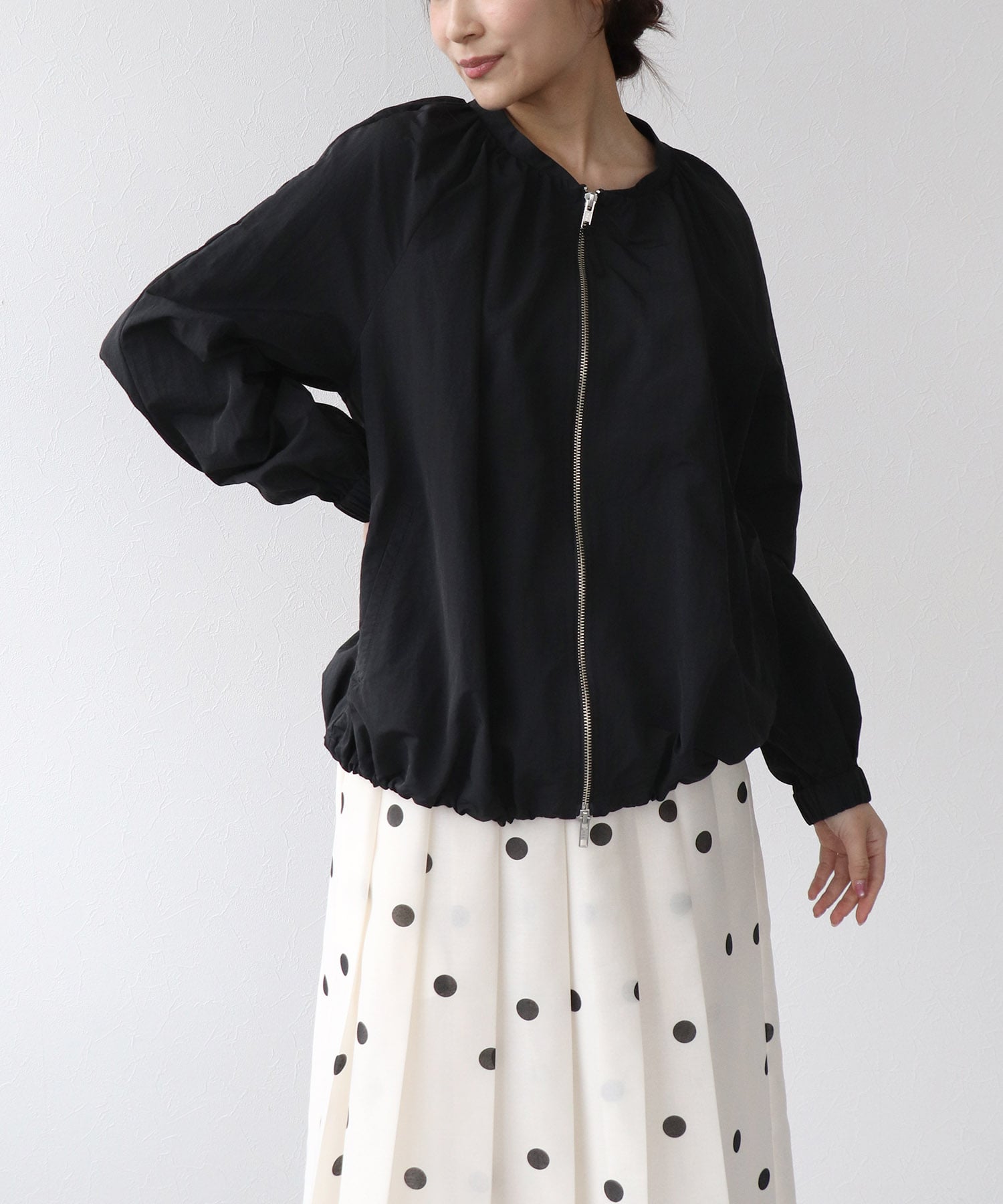 シャカナイロンブルゾン