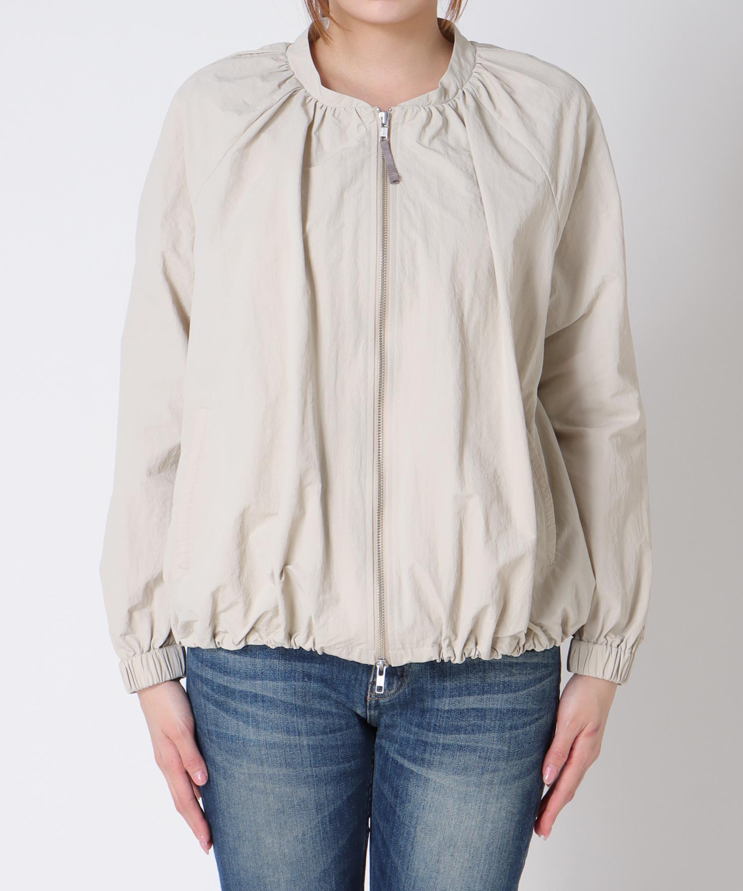 シャカナイロンブルゾン