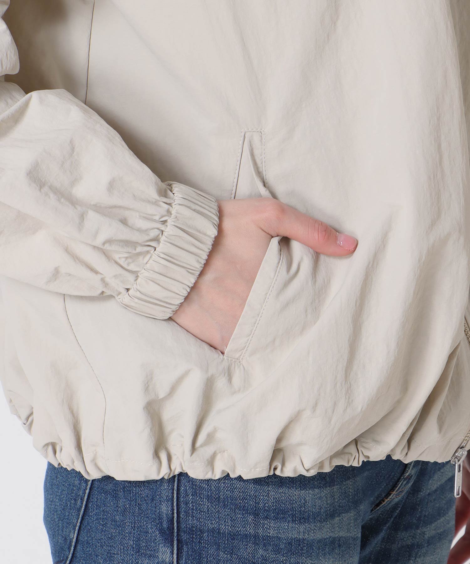 シャカナイロンブルゾン