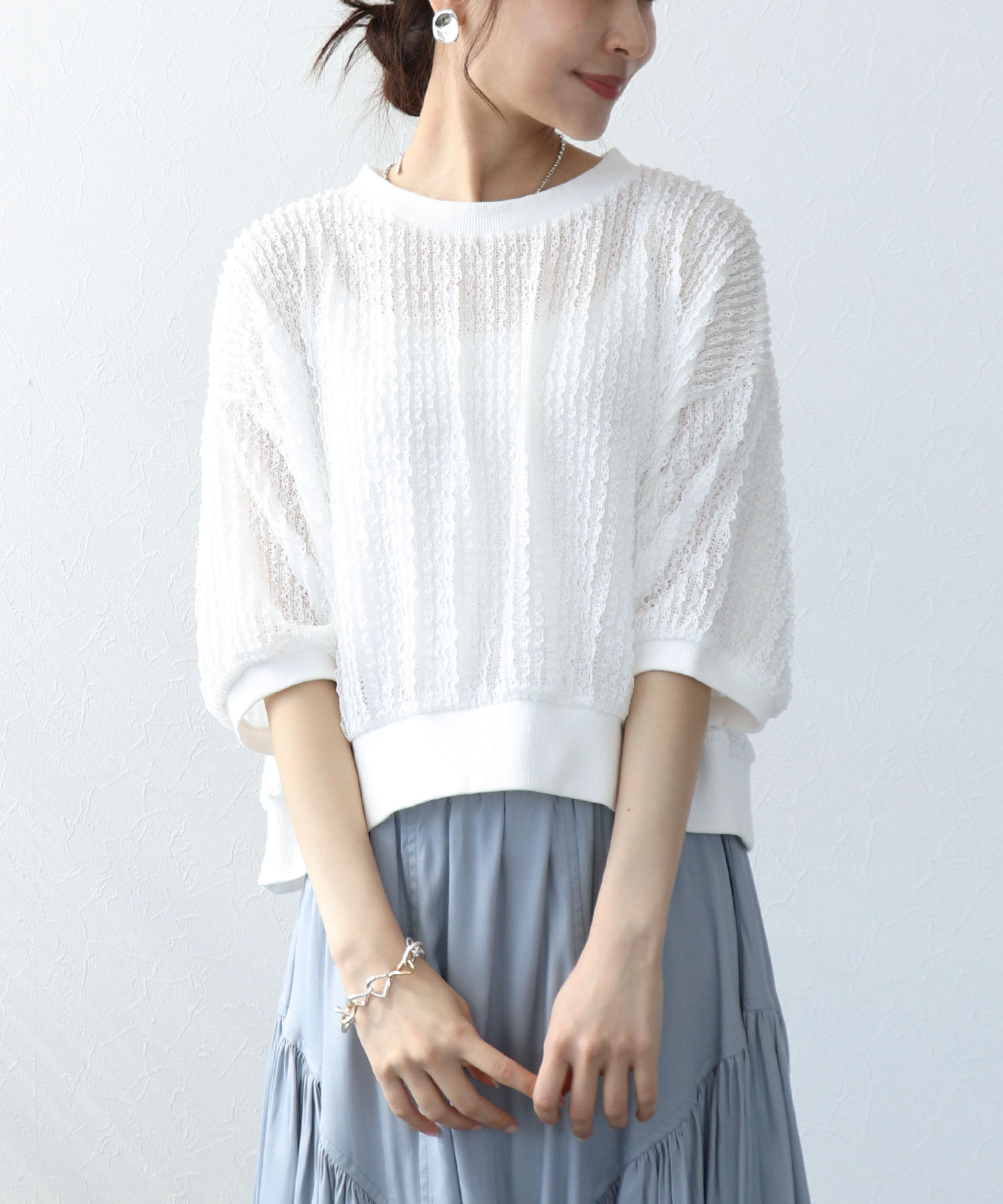 ラッセルレースリラックストップス