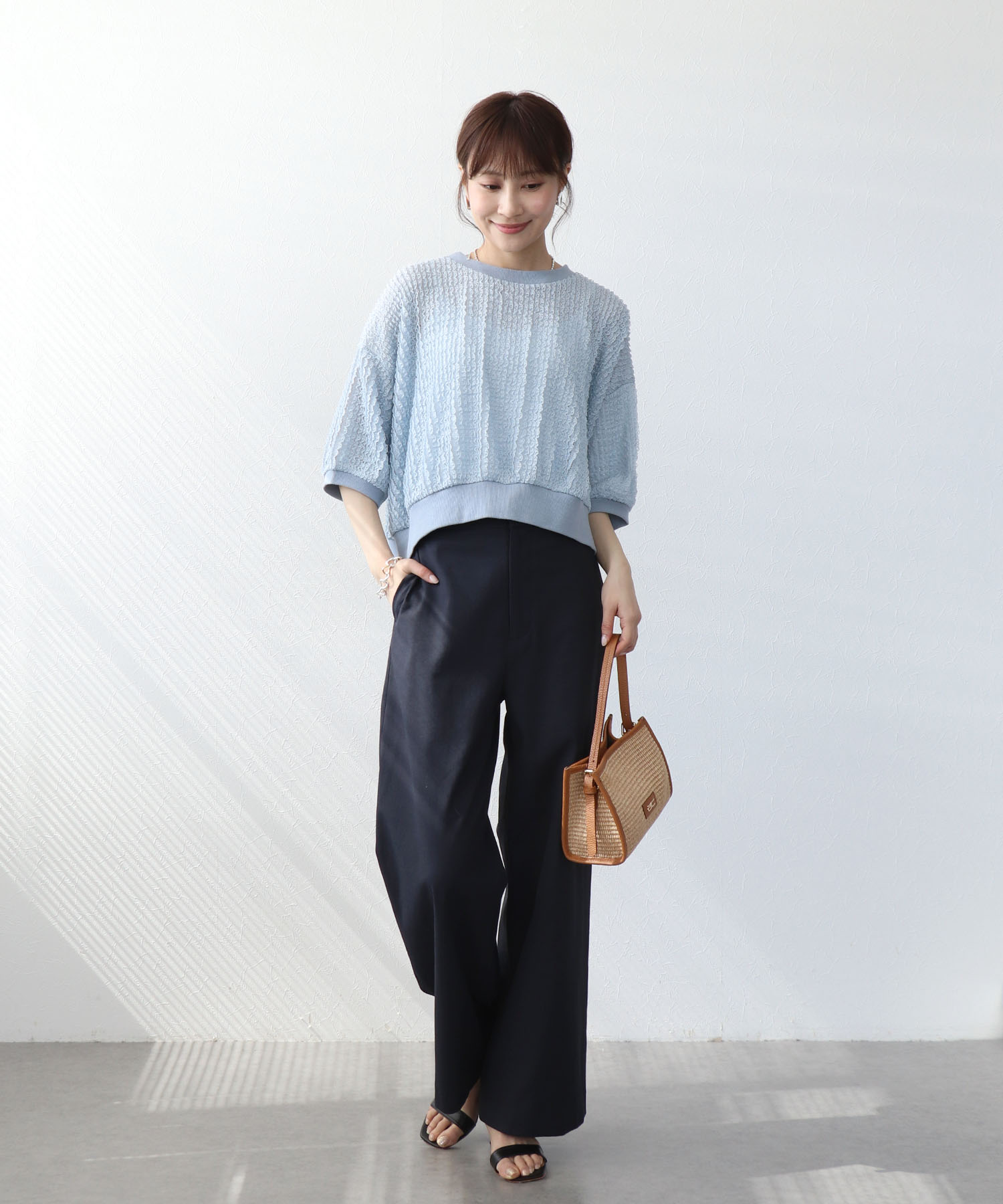 ラッセルレースリラックストップス