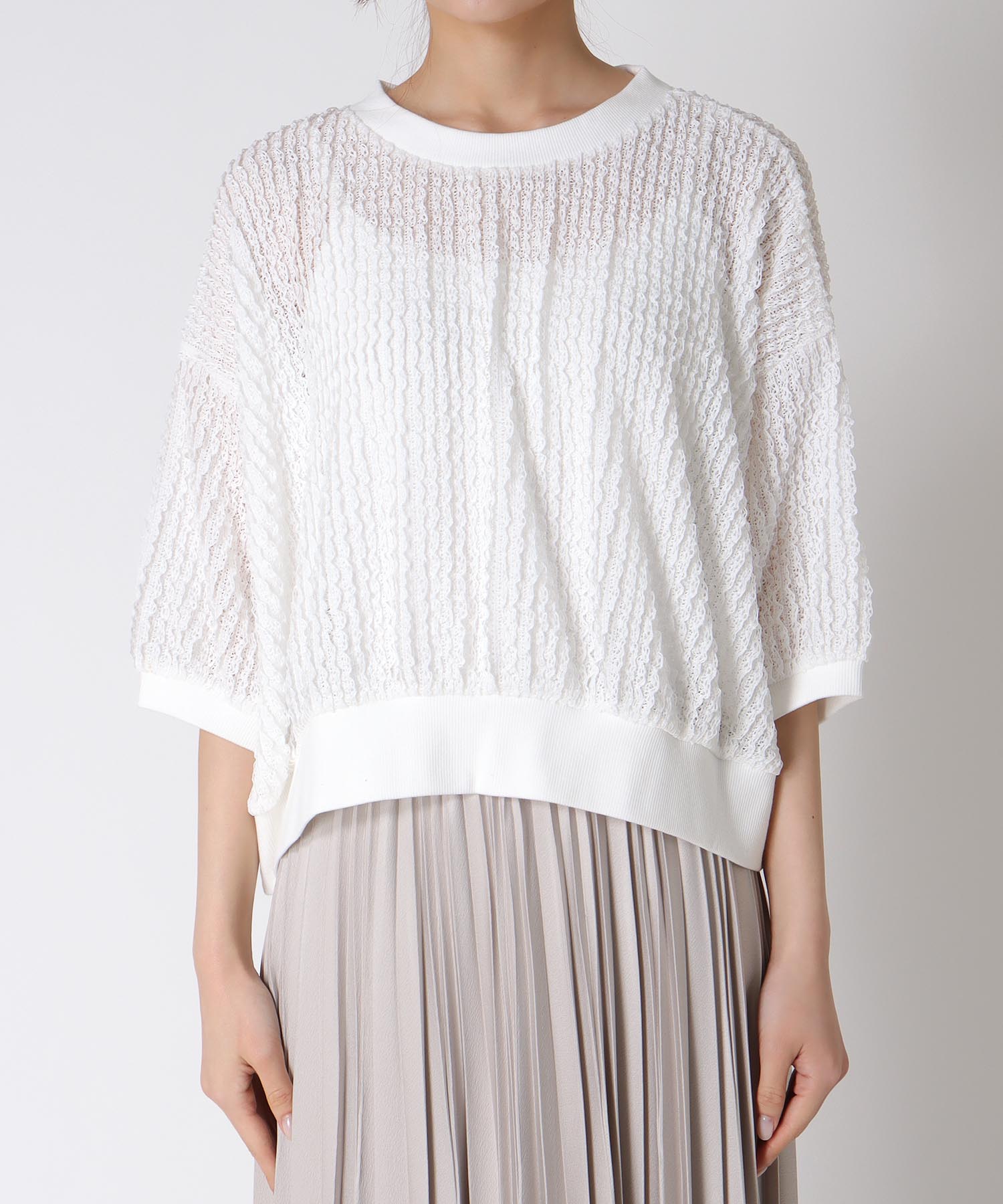 ラッセルレースリラックストップス