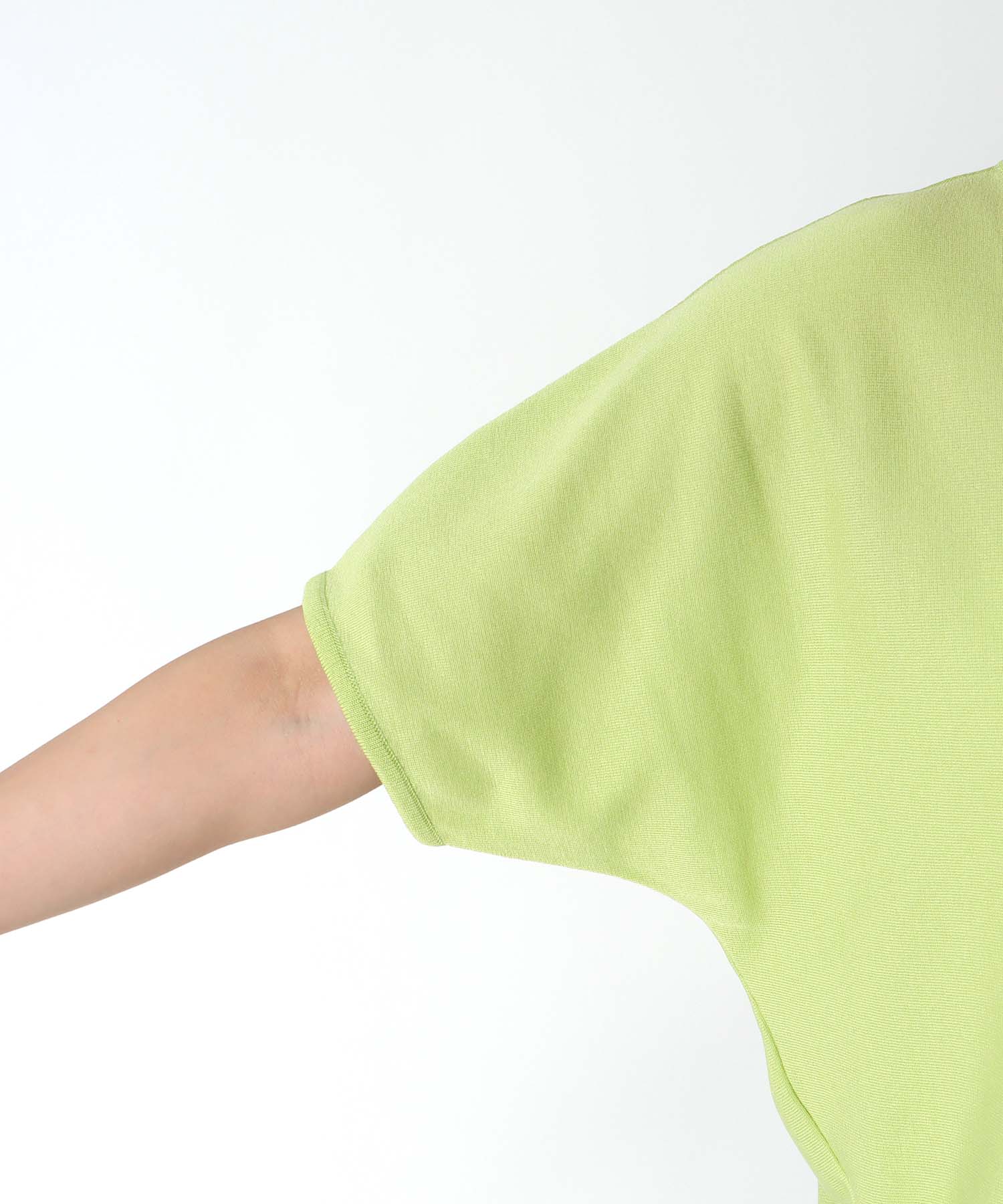 デオドラント加工ハイゲージ半袖ニット