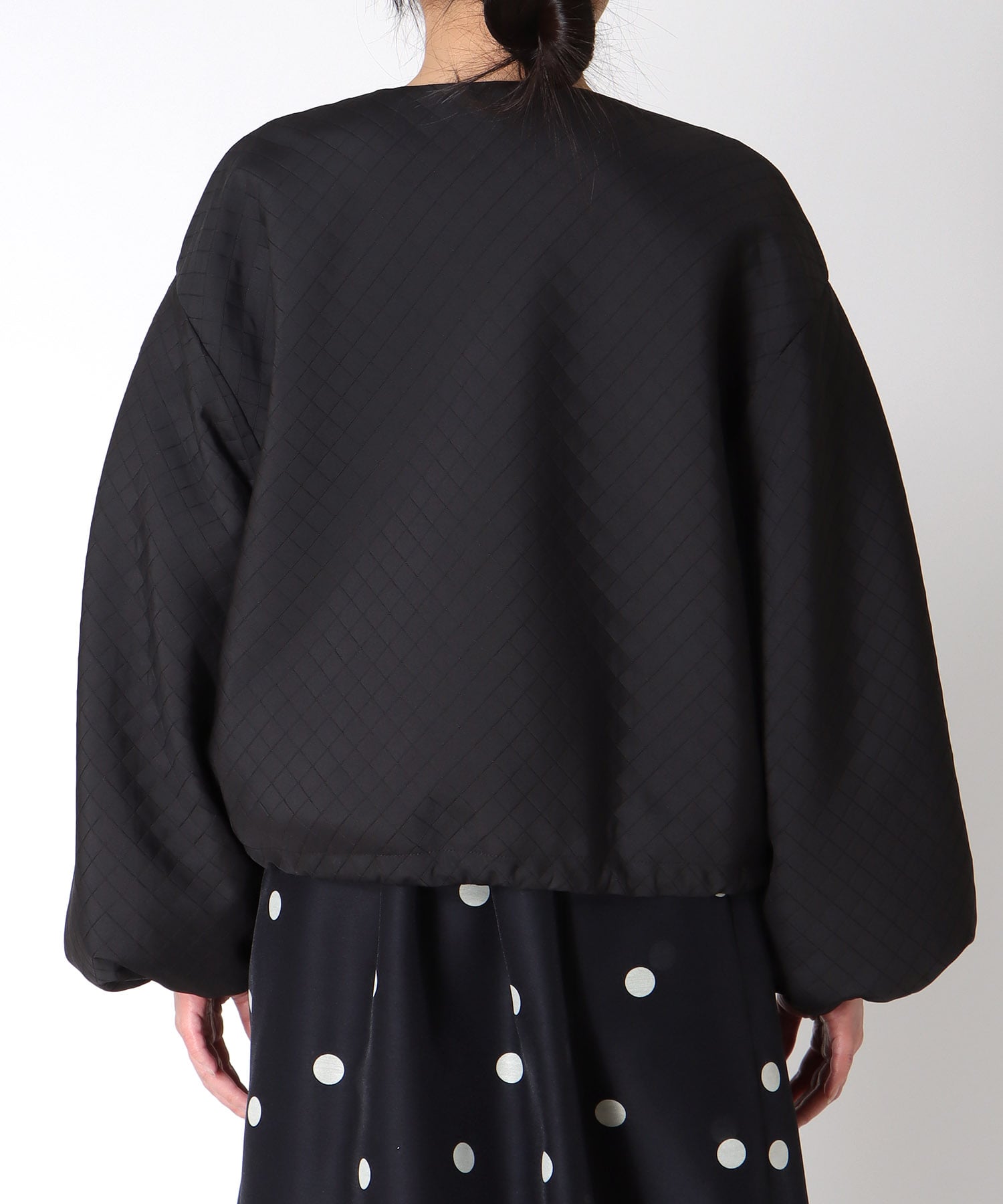キルティングボリュームスリーブブルゾン