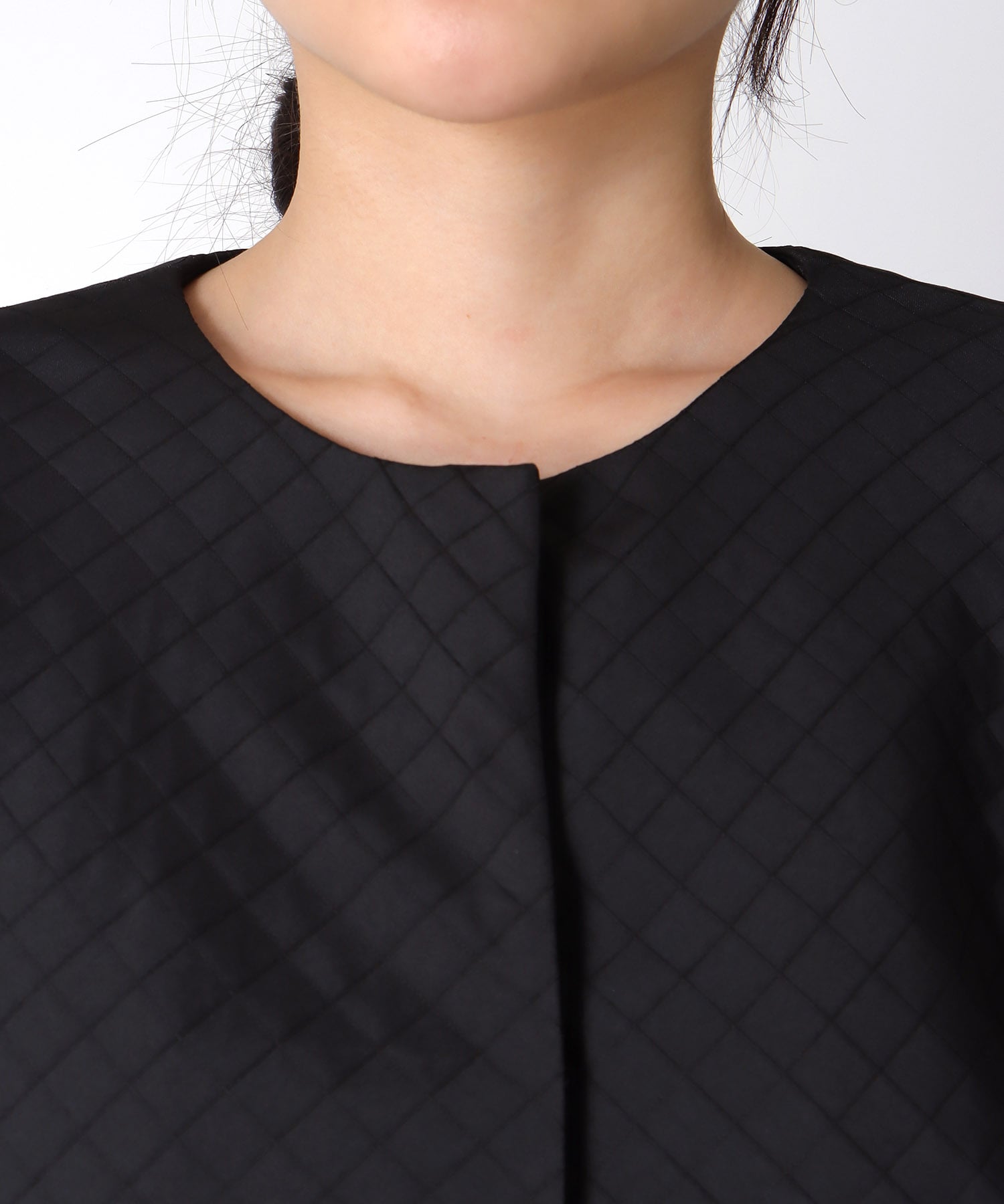 キルティングボリュームスリーブブルゾン