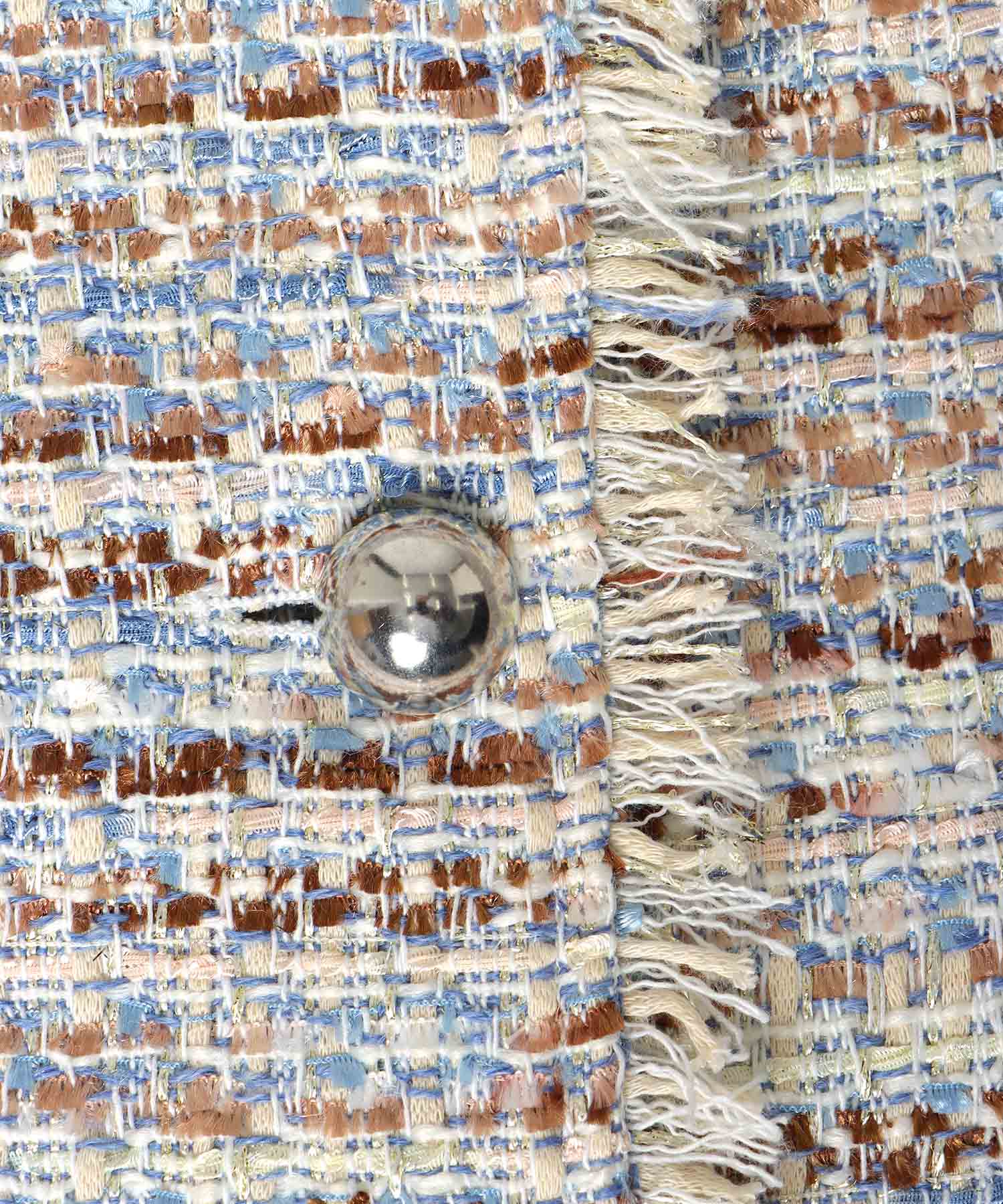 ツィードボリュームスリーブブルゾン