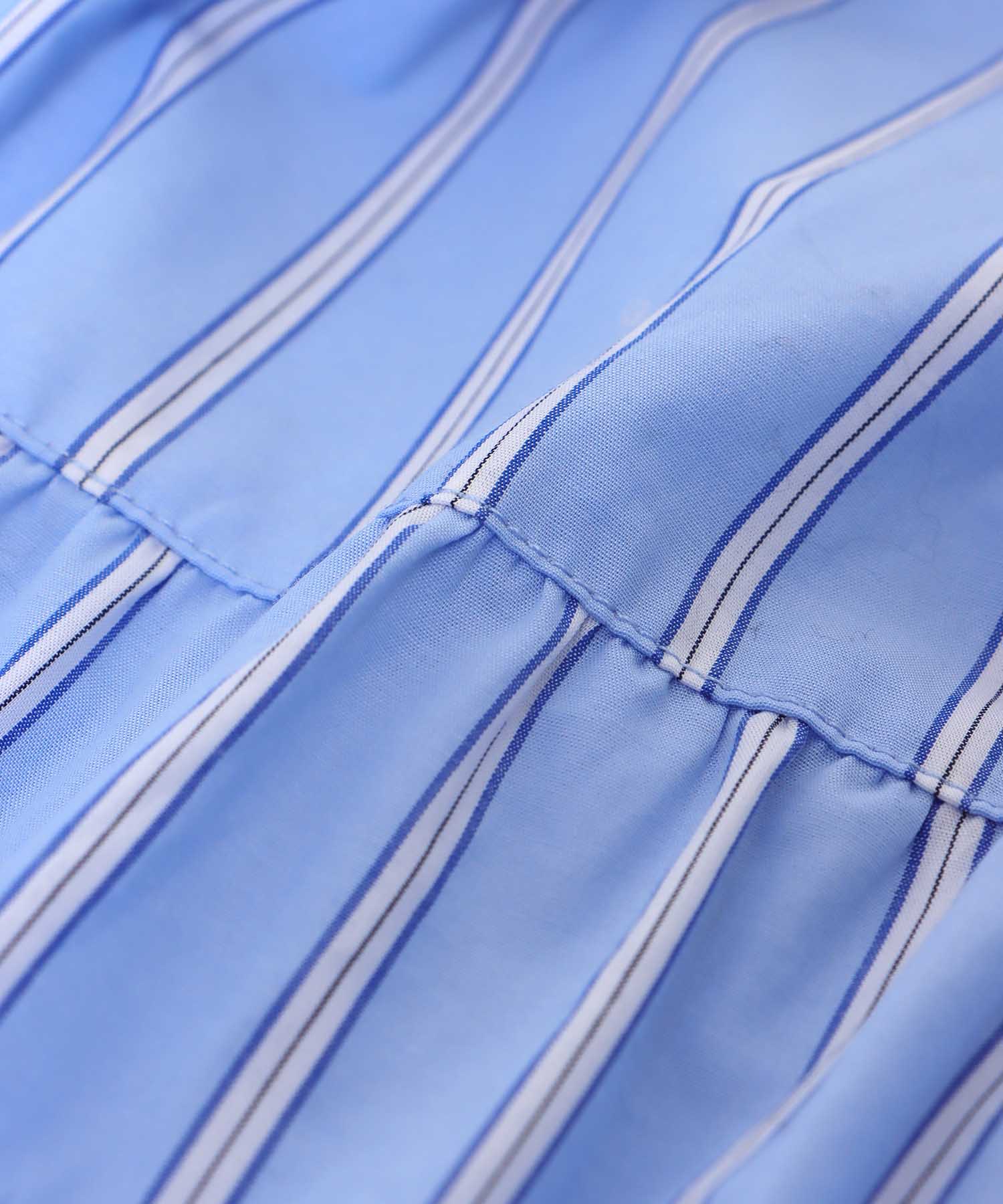 ストライプティアードワンピース