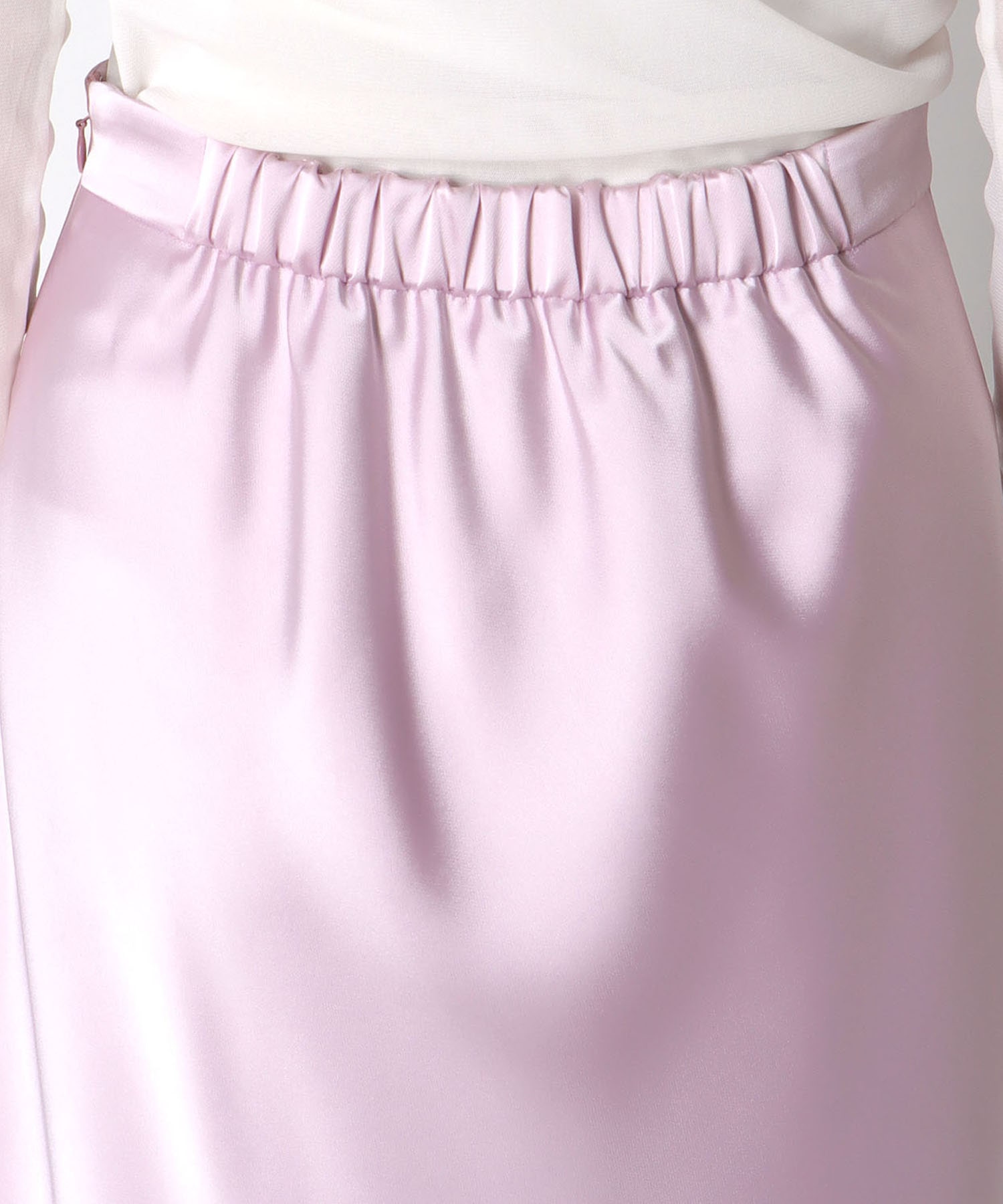 サテン×レース バイアススカート