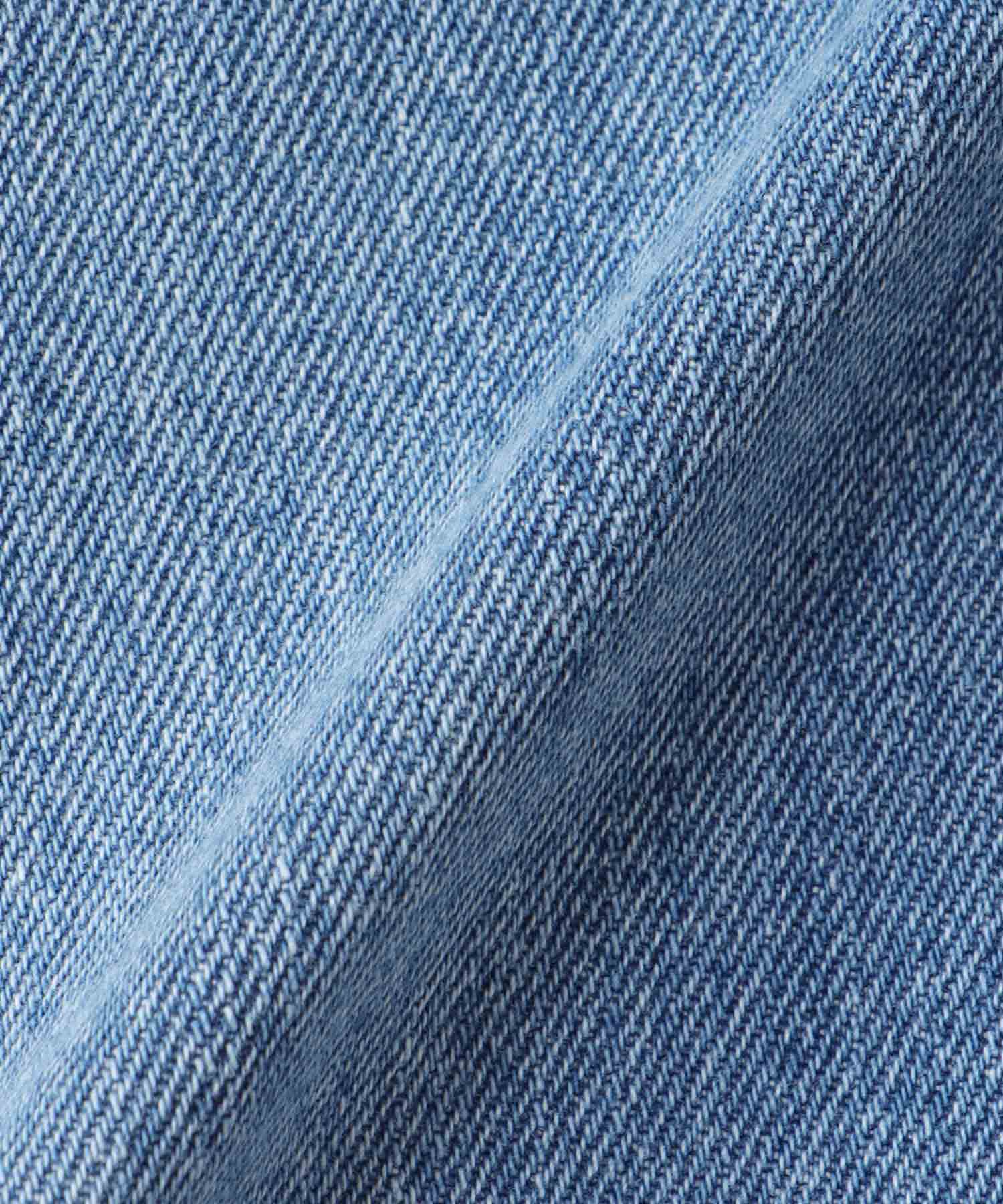 カーブデニムパンツ