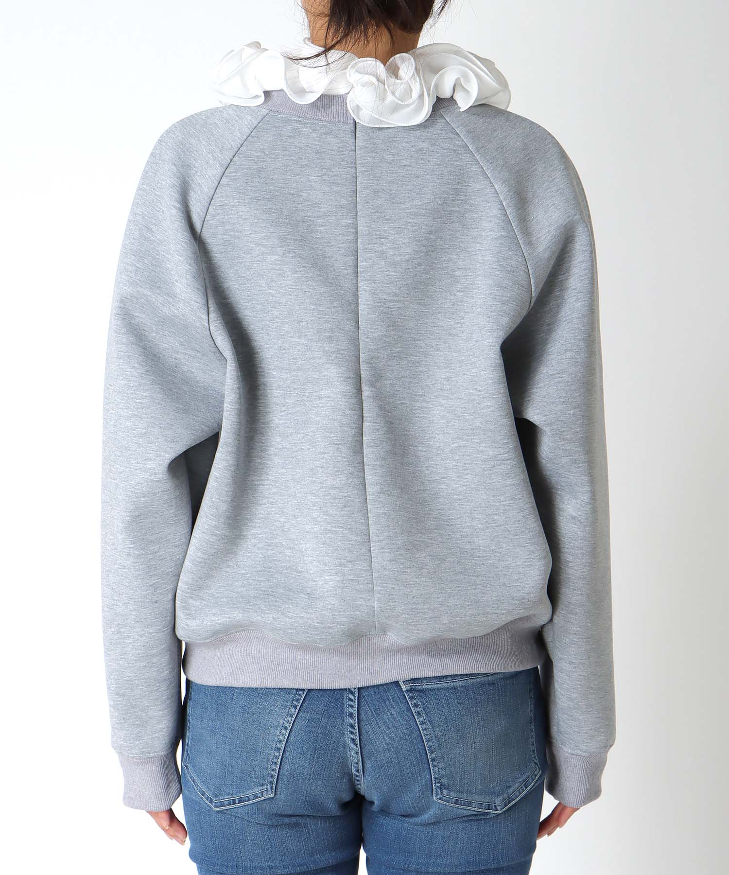 フリル衿付きダンボールトップス