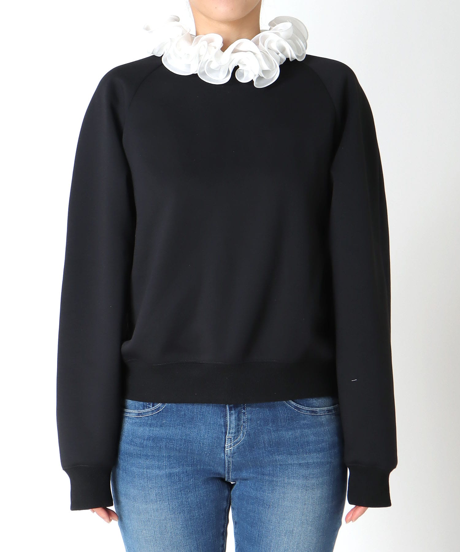 フリル衿付きダンボールトップス